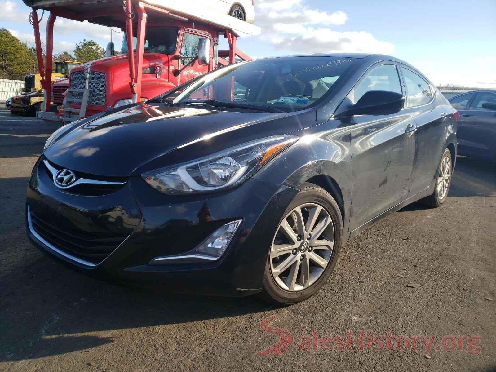 5NPDH4AE6GH683847 2016 HYUNDAI ELANTRA