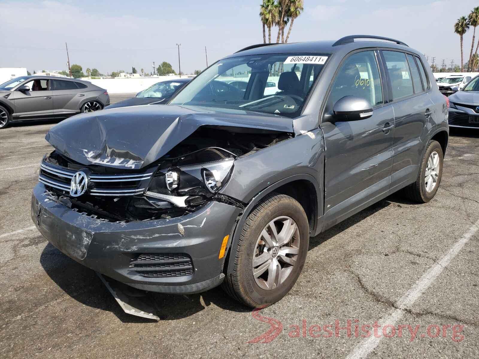 WVGAV7AXXGW583366 2016 VOLKSWAGEN TIGUAN