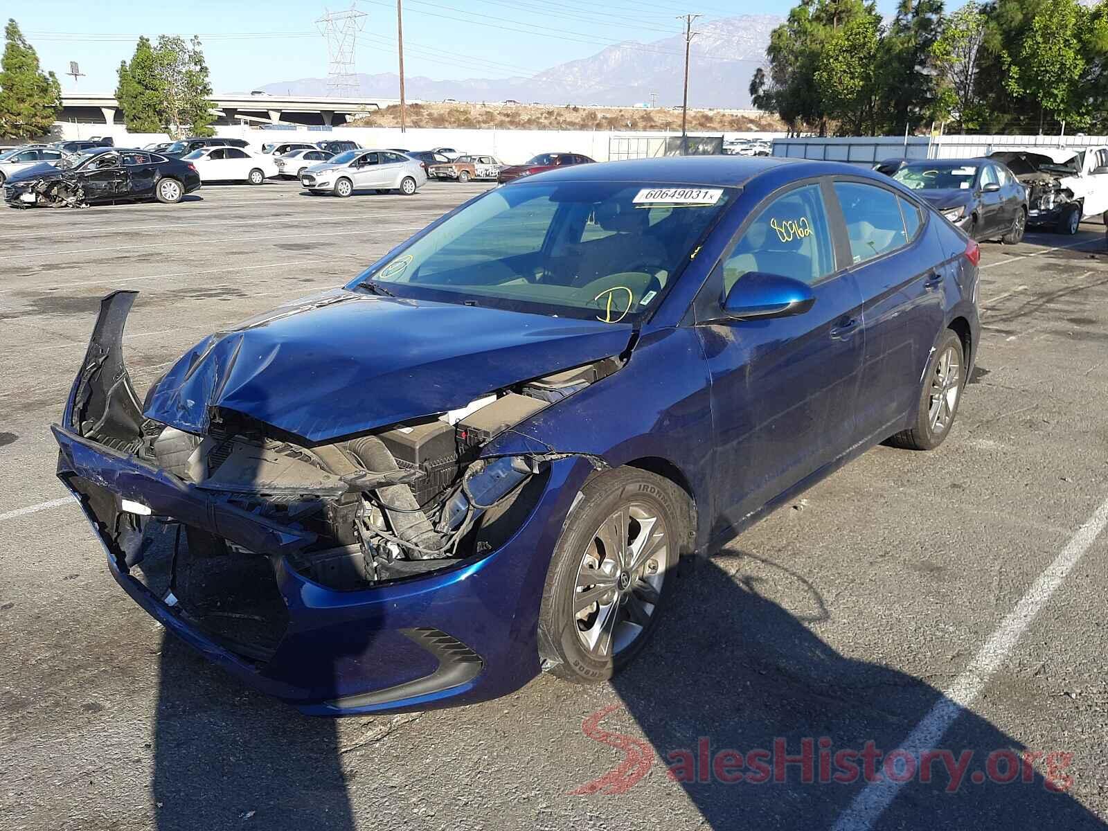 5NPD84LF9JH305809 2018 HYUNDAI ELANTRA