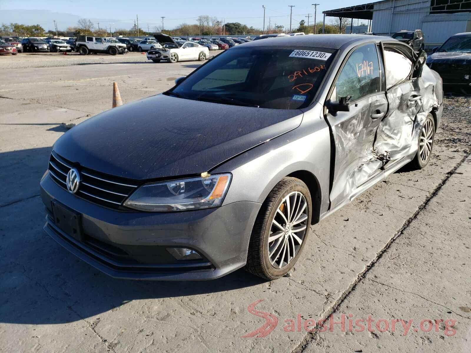 3VWD17AJ0GM291604 2016 VOLKSWAGEN JETTA