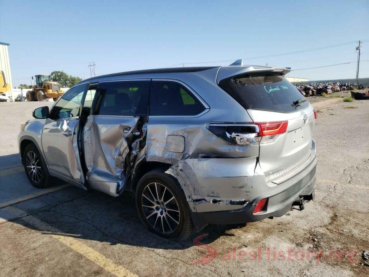 5TDJZRFH3HS445823 2017 TOYOTA HIGHLANDER