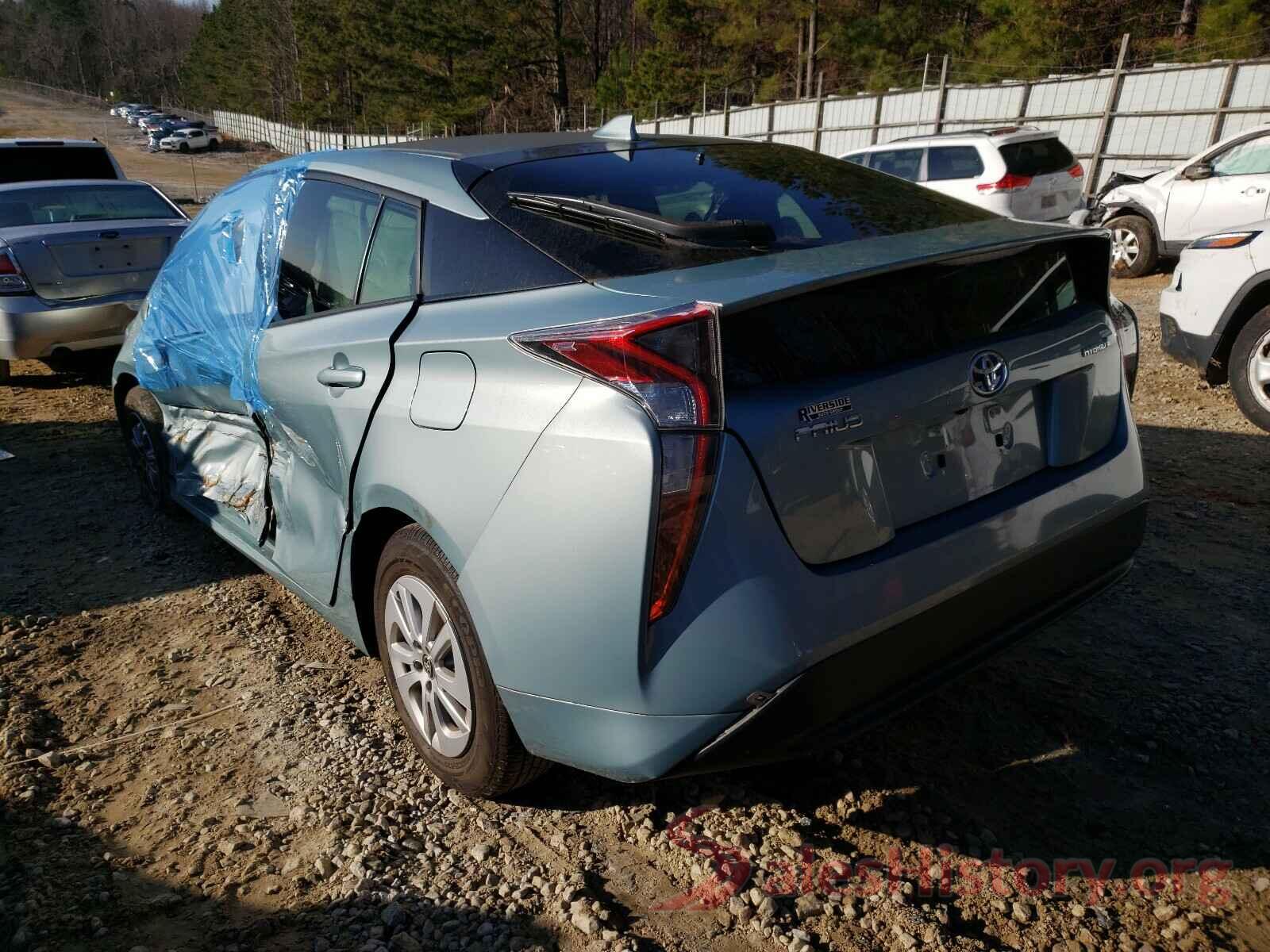 JTDKBRFU3G3522597 2016 TOYOTA PRIUS