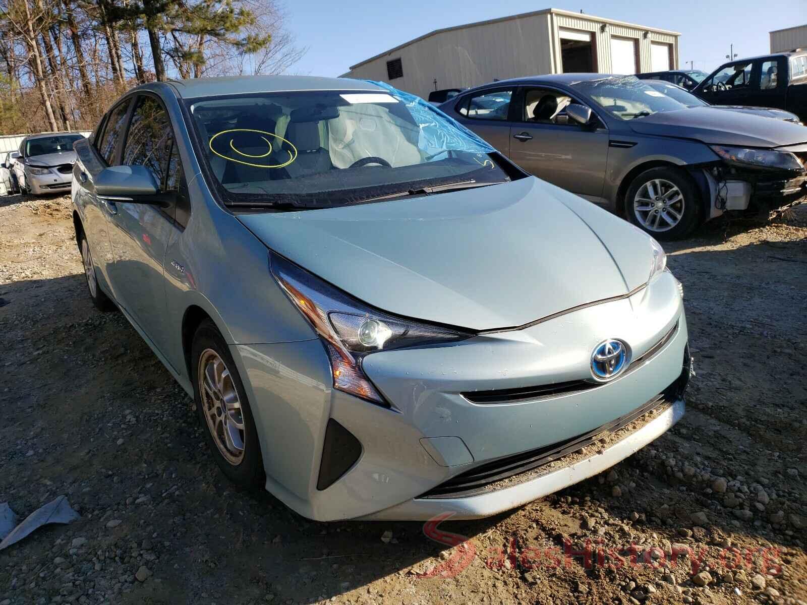 JTDKBRFU3G3522597 2016 TOYOTA PRIUS