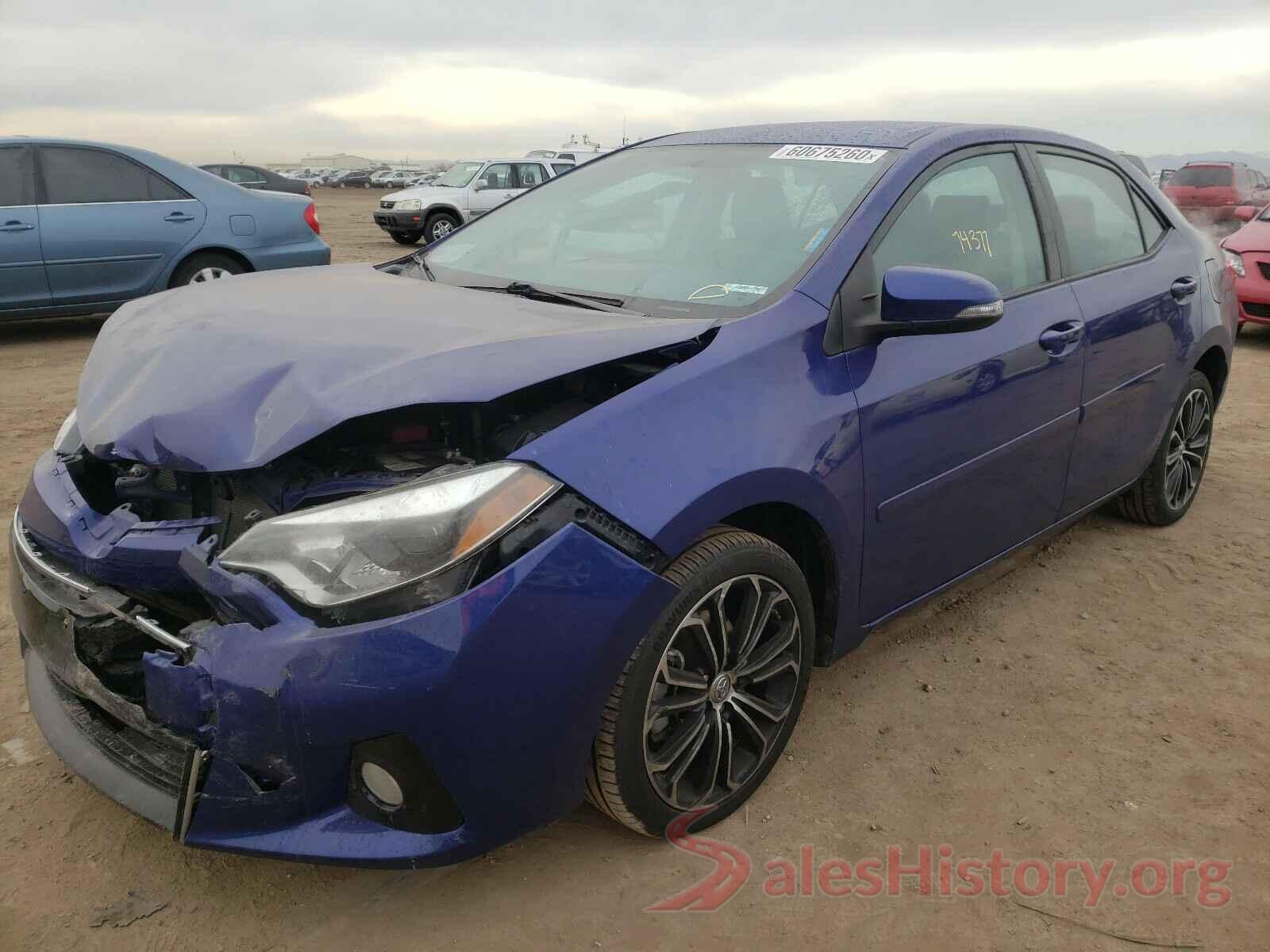 5YFBURHE5GP378669 2016 TOYOTA COROLLA