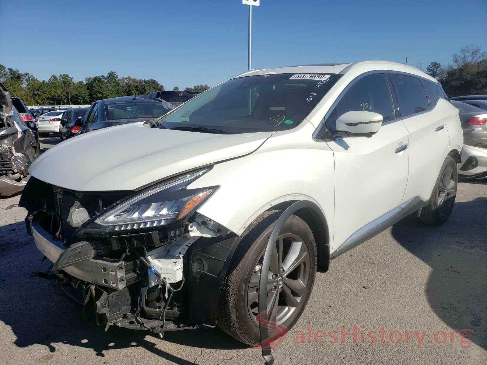 5N1AZ2DJ3LN142435 2020 NISSAN MURANO