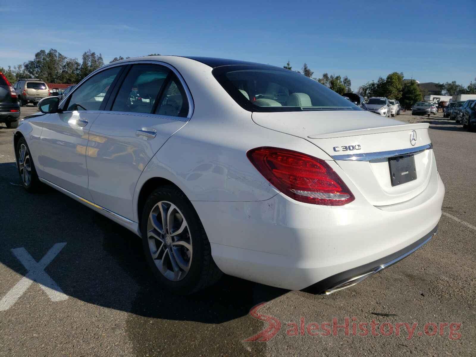 55SWF4JB4GU142040 2016 MERCEDES-BENZ C CLASS