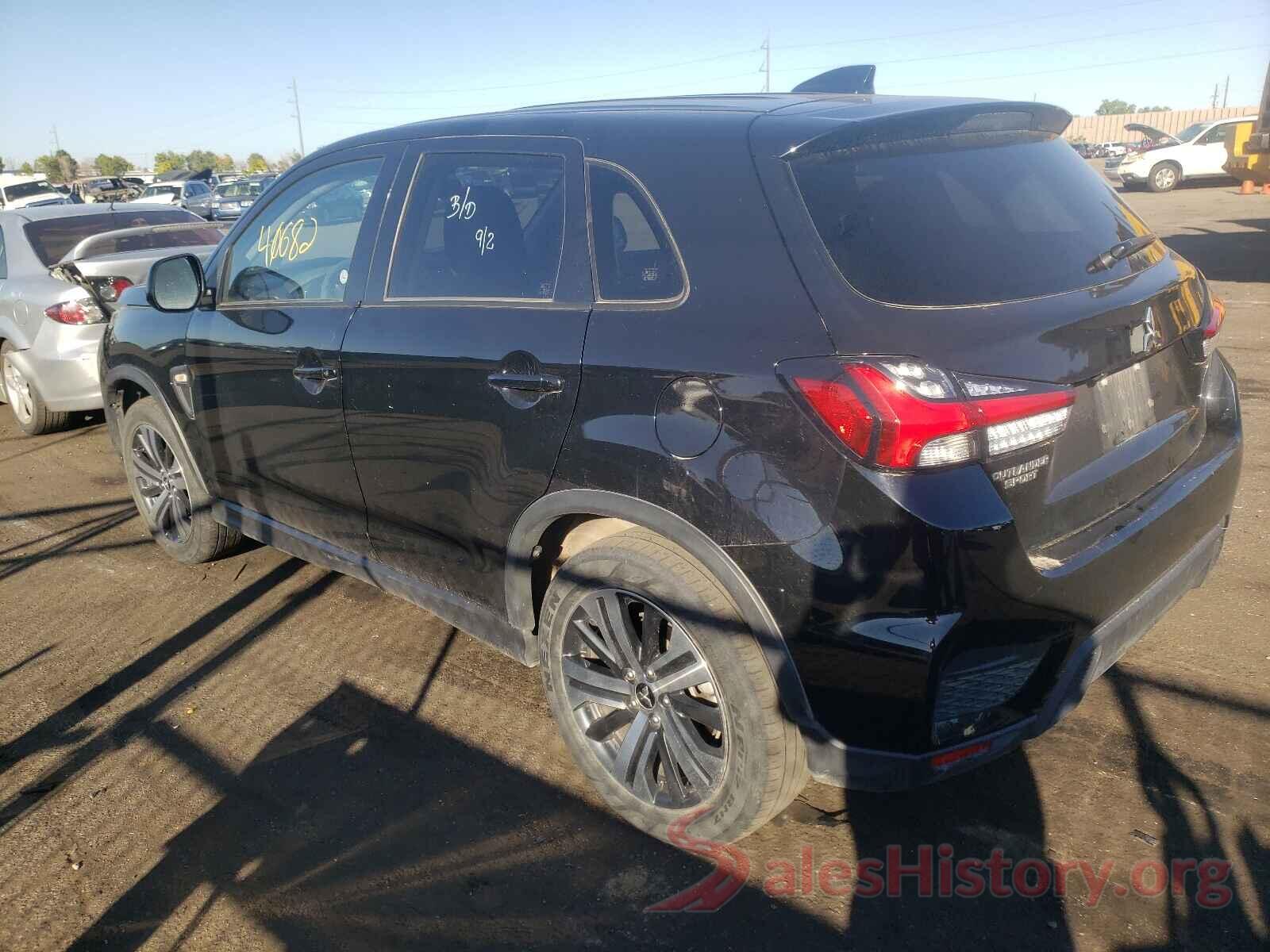 JA4AR3AU3LU016391 2020 MITSUBISHI OUTLANDER