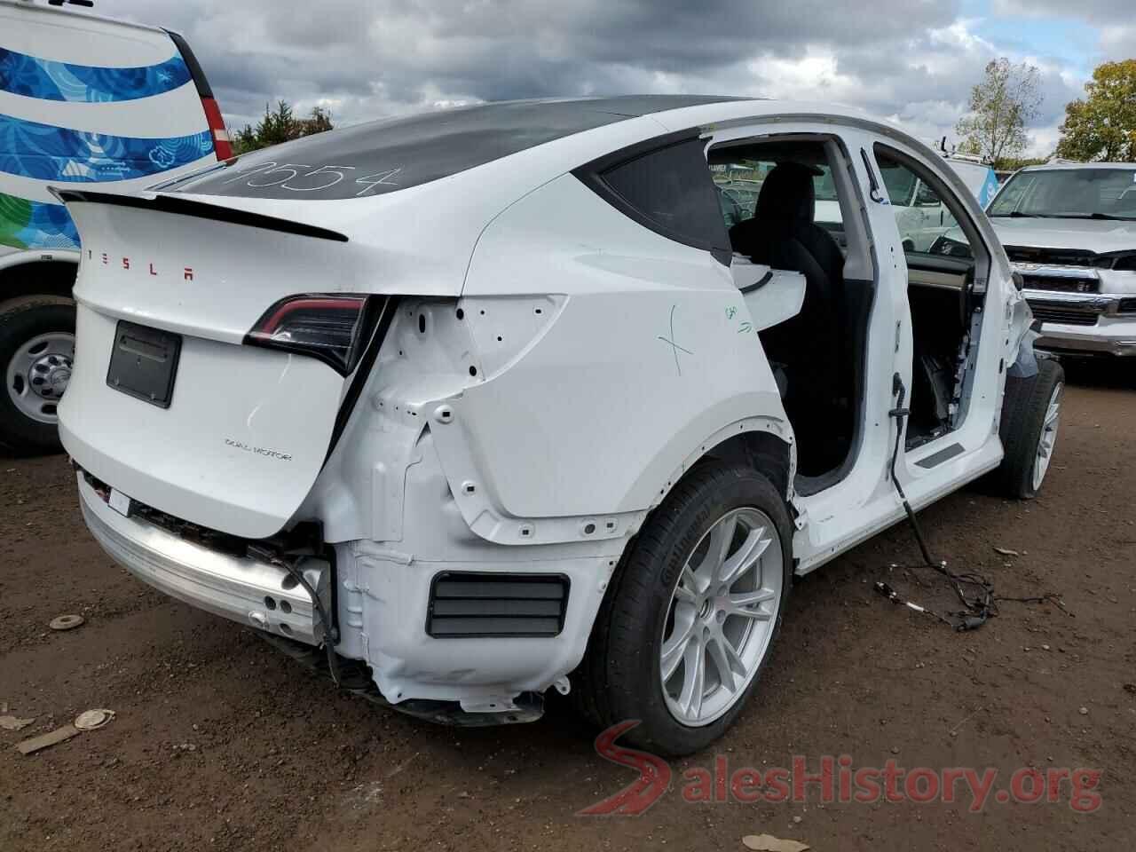 5YJYGDEE8MF279554 2021 TESLA MODEL Y