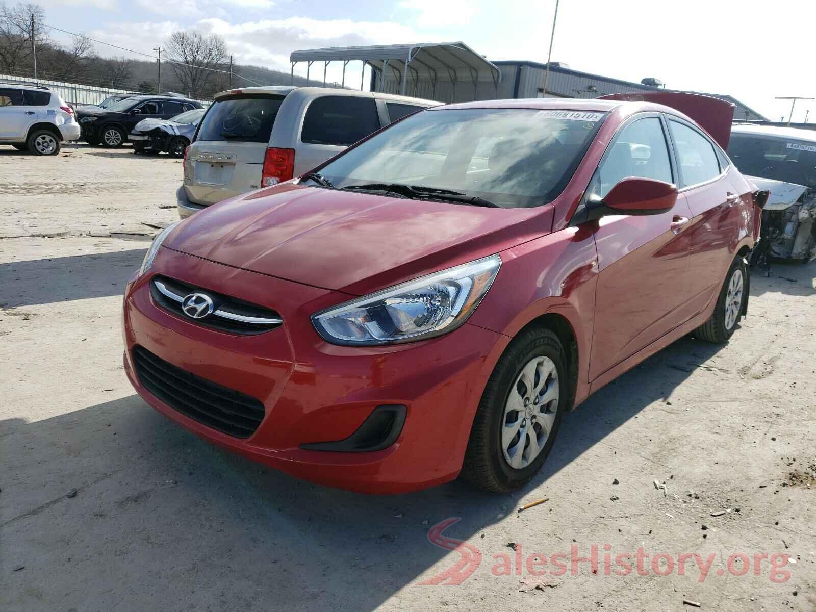 KMHCT4AE0HU196804 2017 HYUNDAI ACCENT