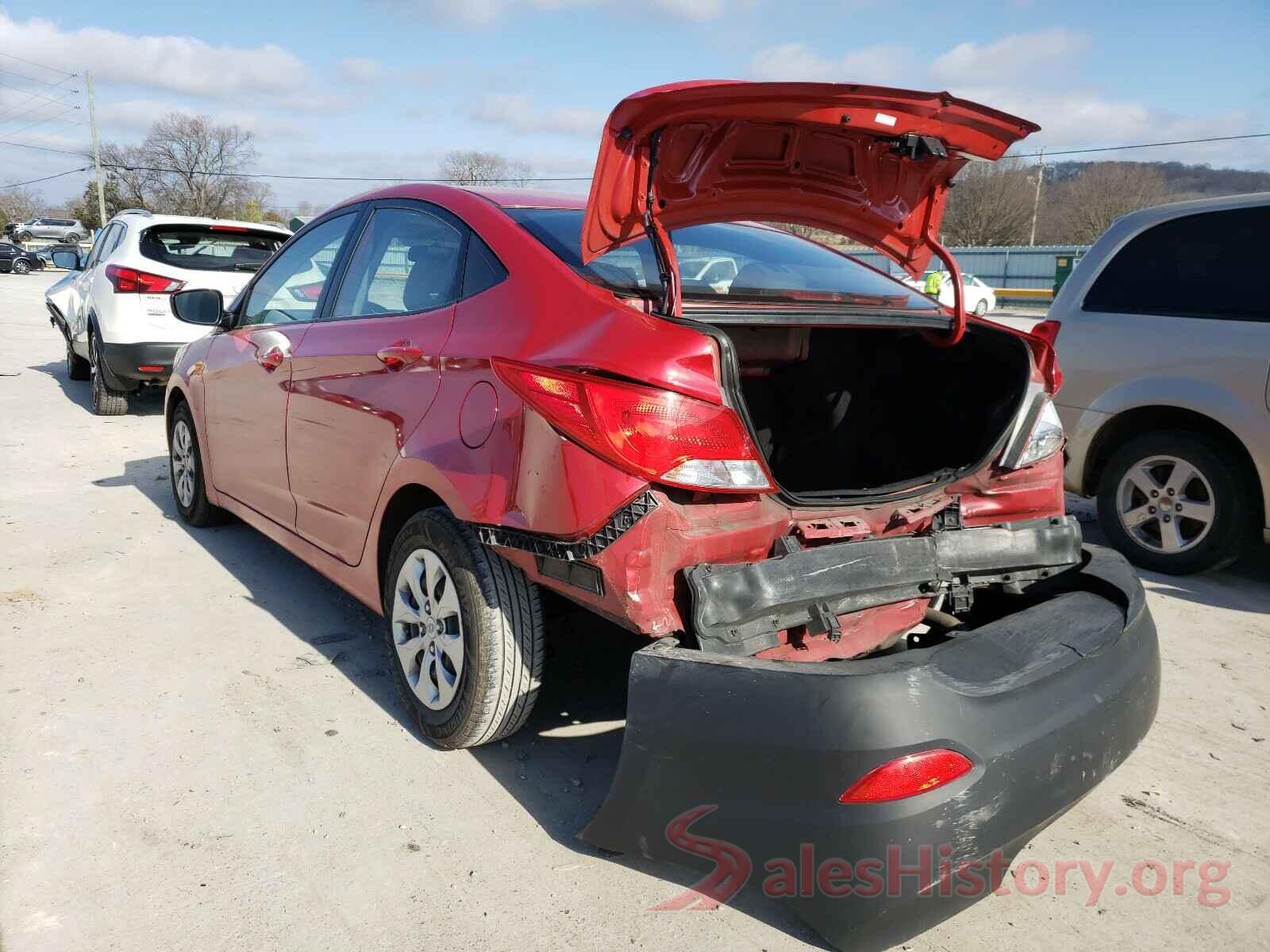 KMHCT4AE0HU196804 2017 HYUNDAI ACCENT