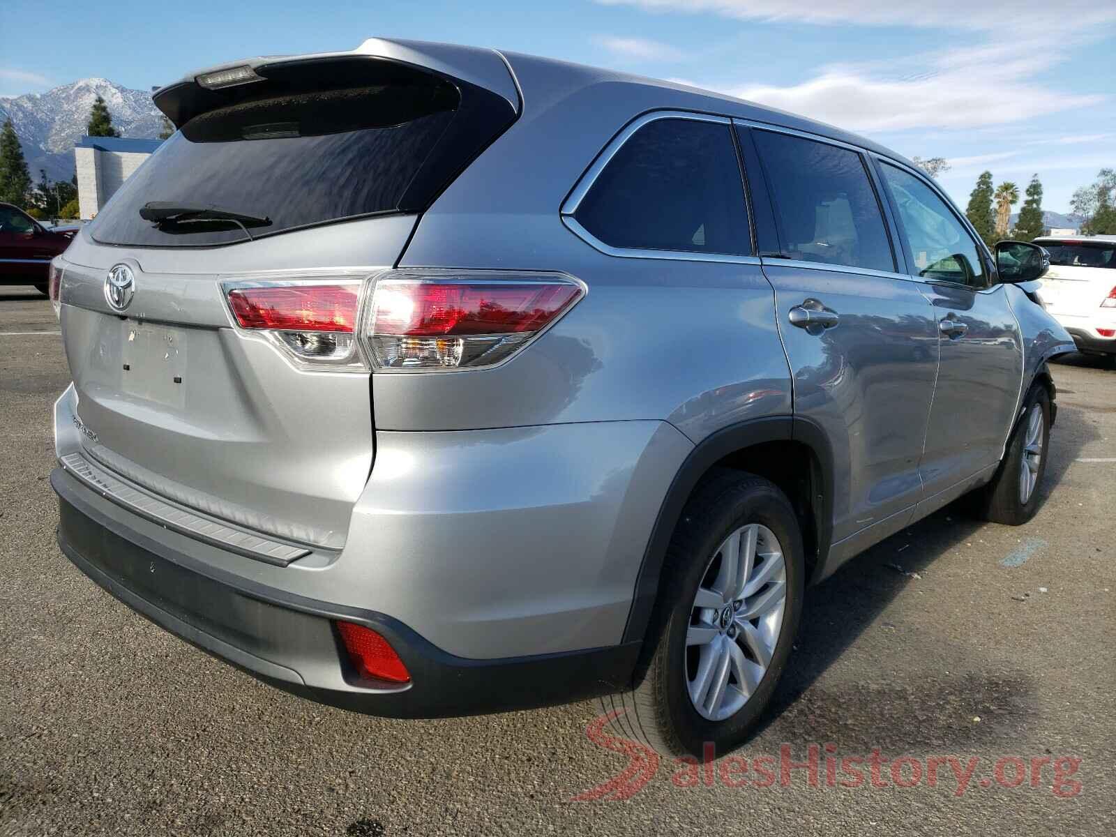 5TDZKRFH7GS146051 2016 TOYOTA HIGHLANDER