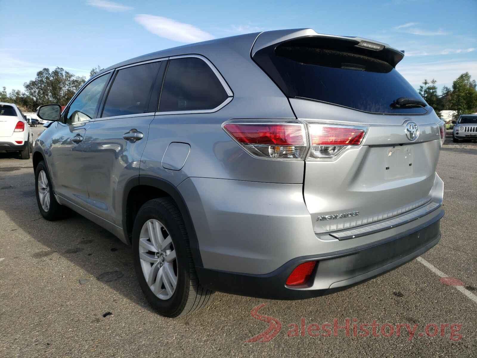 5TDZKRFH7GS146051 2016 TOYOTA HIGHLANDER