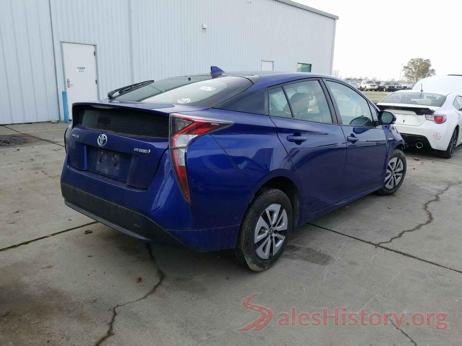 JTDKARFU5G3524208 2016 TOYOTA PRIUS