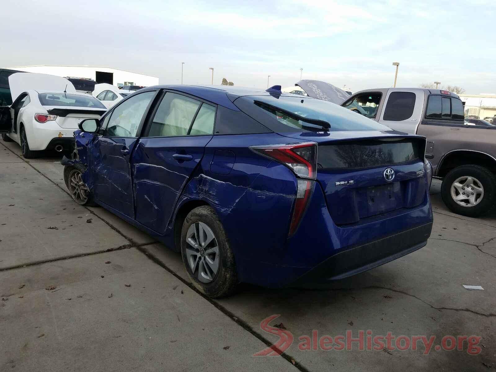 JTDKARFU5G3524208 2016 TOYOTA PRIUS