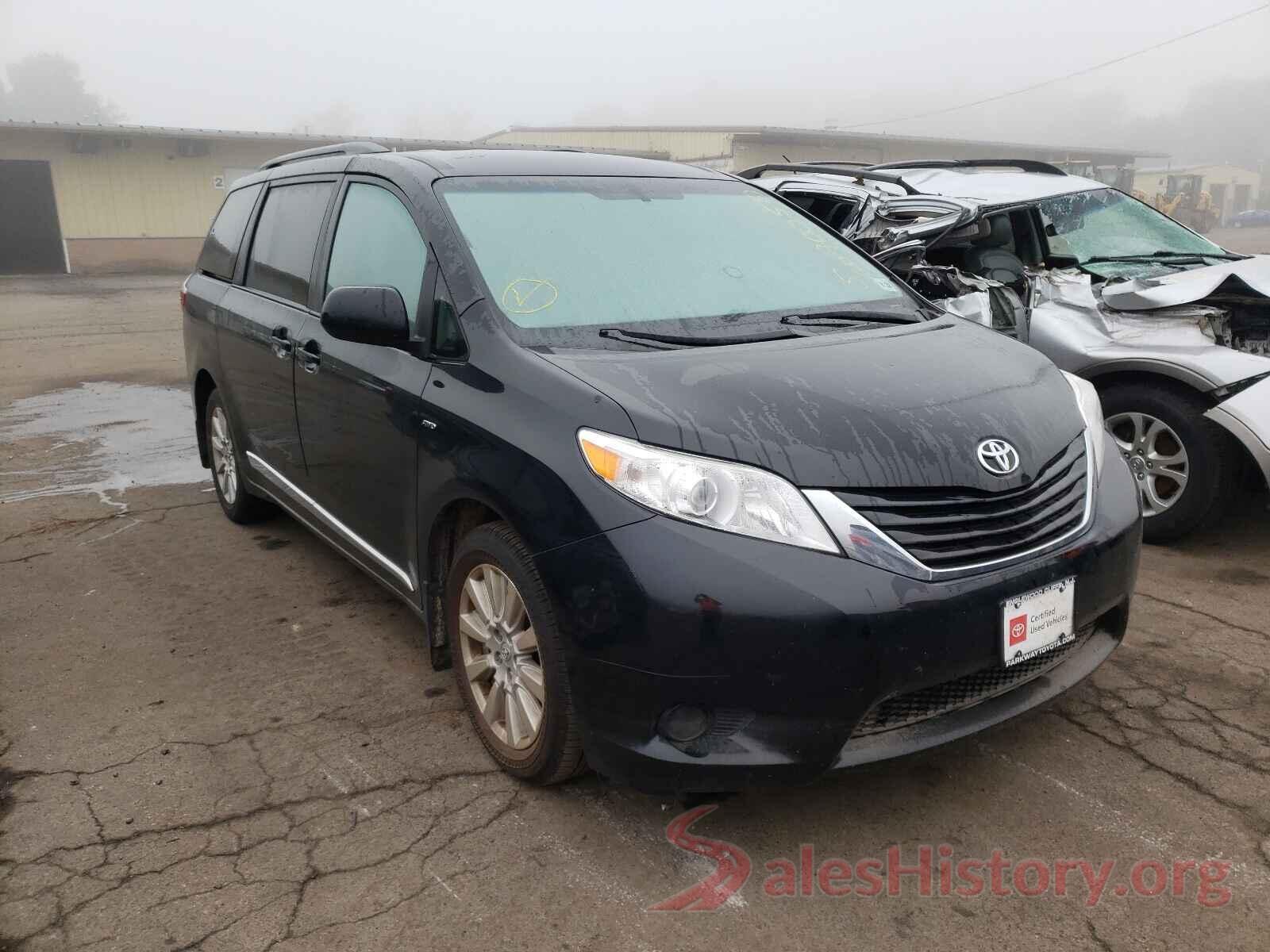 5TDJZ3DCXHS173596 2017 TOYOTA SIENNA