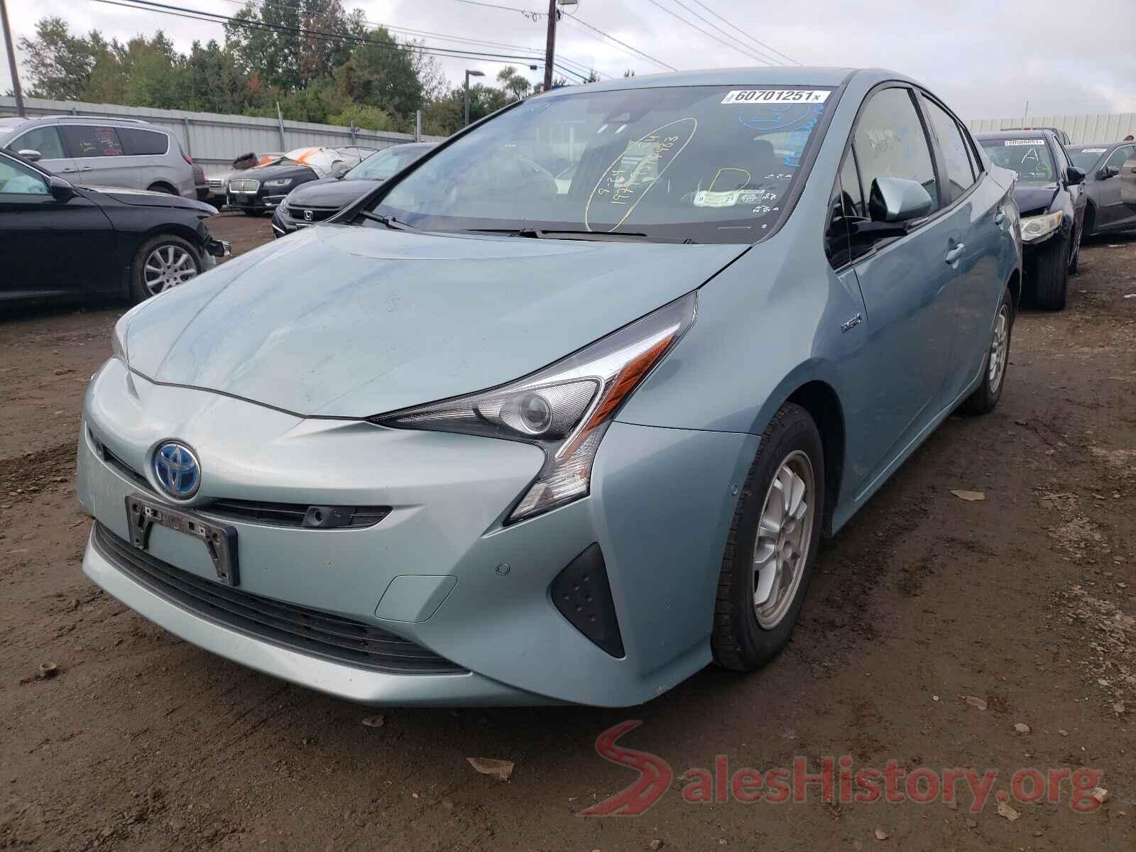 JTDKBRFU9J3064247 2018 TOYOTA PRIUS