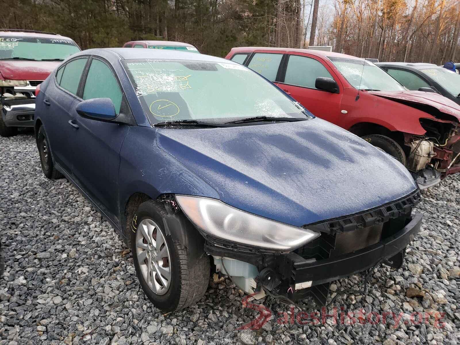 5NPD74LF7HH113804 2017 HYUNDAI ELANTRA