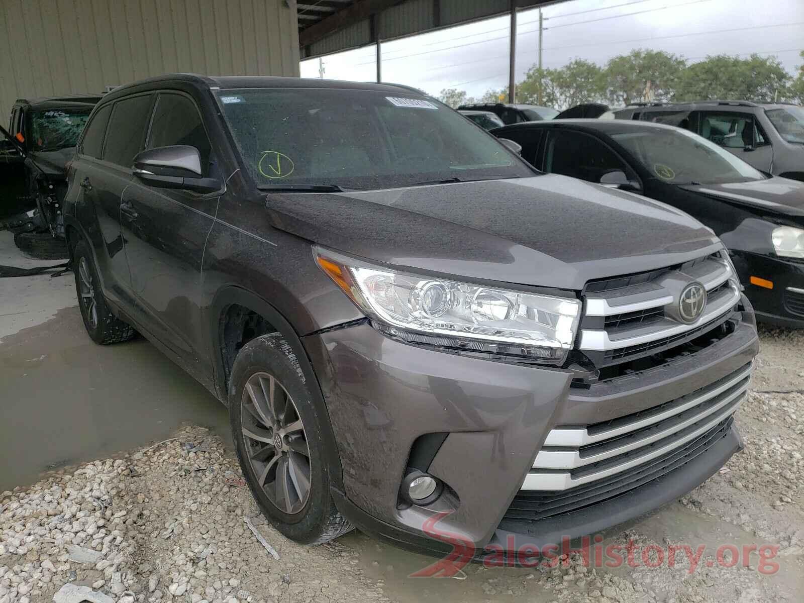 5TDKZRFH4JS288507 2018 TOYOTA HIGHLANDER