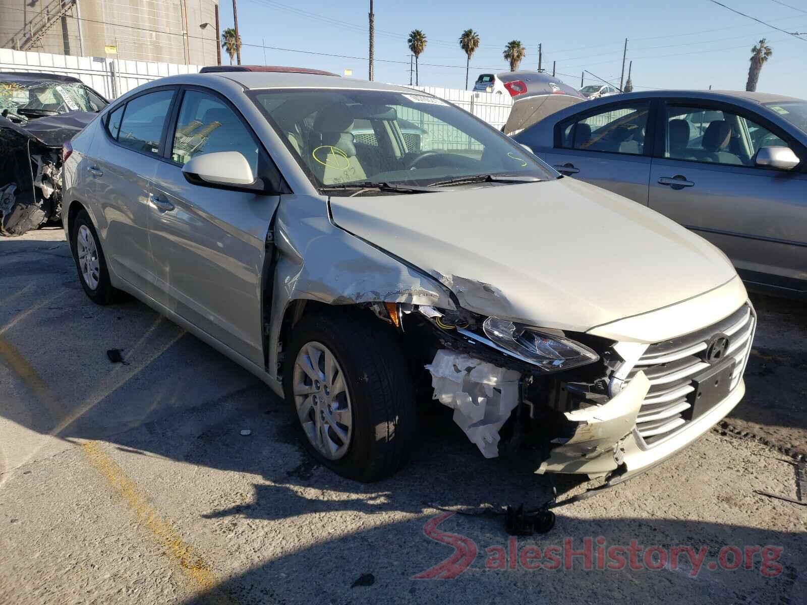 KMHD74LF9HU357374 2017 HYUNDAI ELANTRA