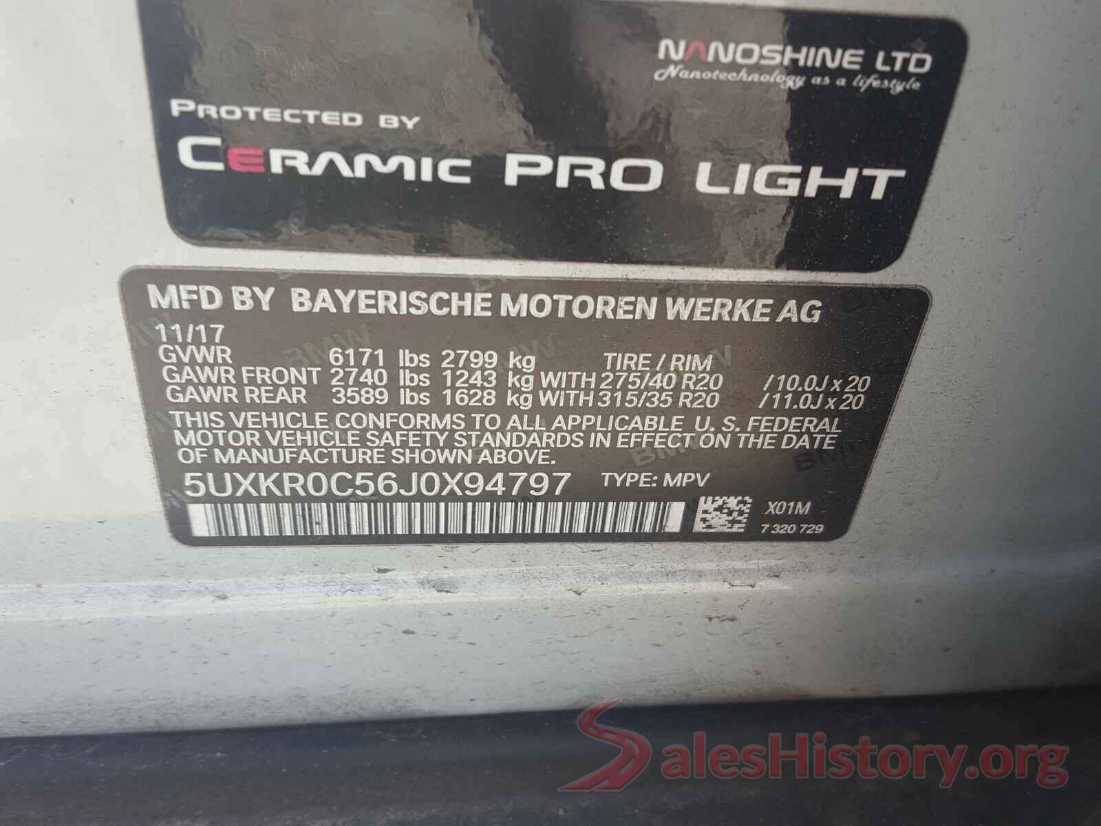 5UXKR0C56J0X94797 2018 BMW X5