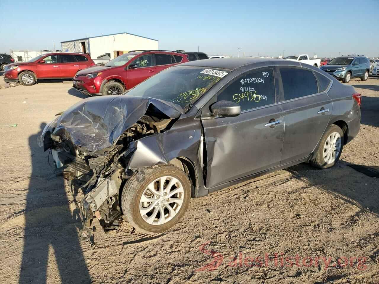 3N1AB7AP9KL616453 2019 NISSAN SENTRA