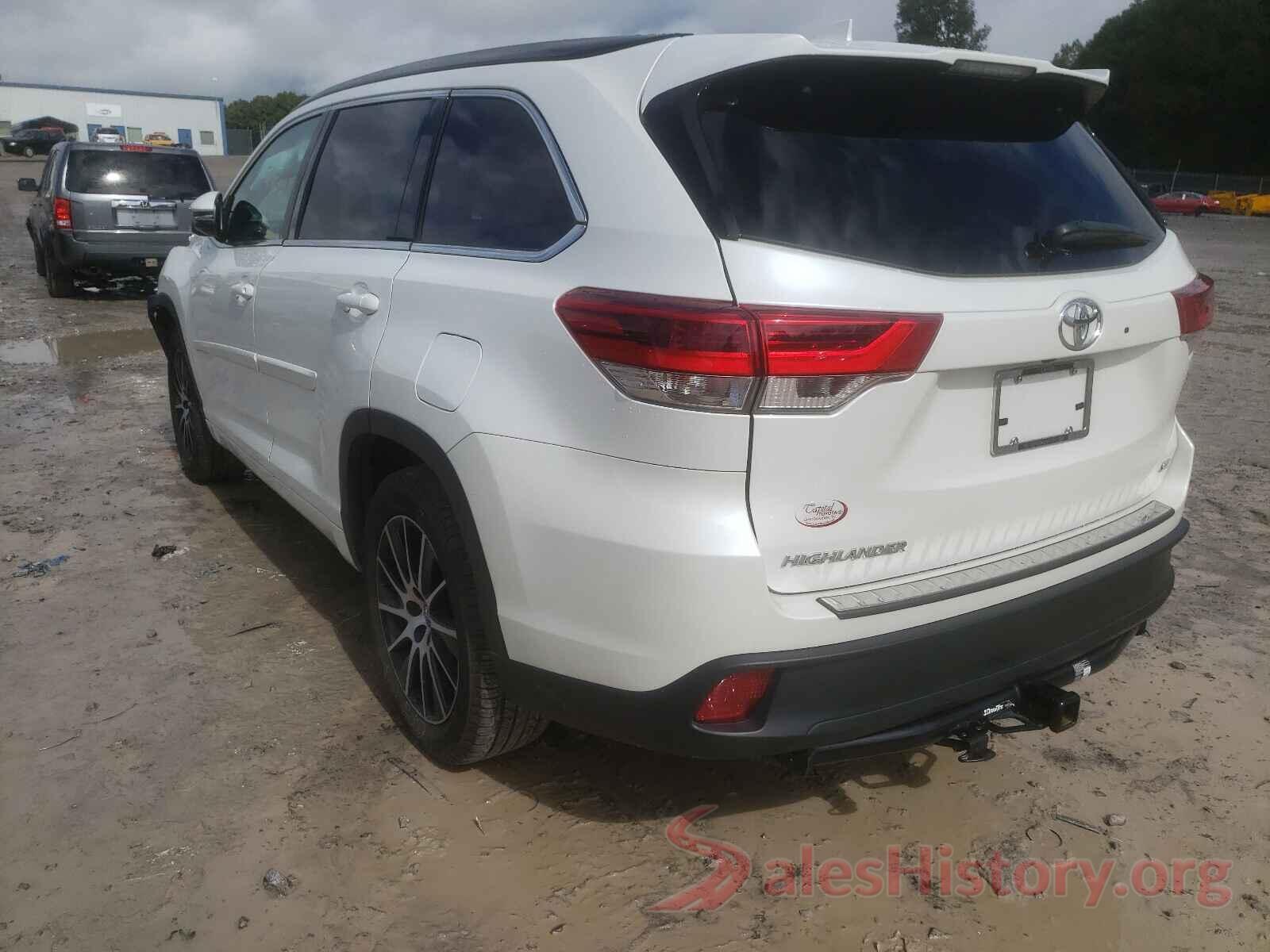 5TDKZRFH3HS198484 2017 TOYOTA HIGHLANDER