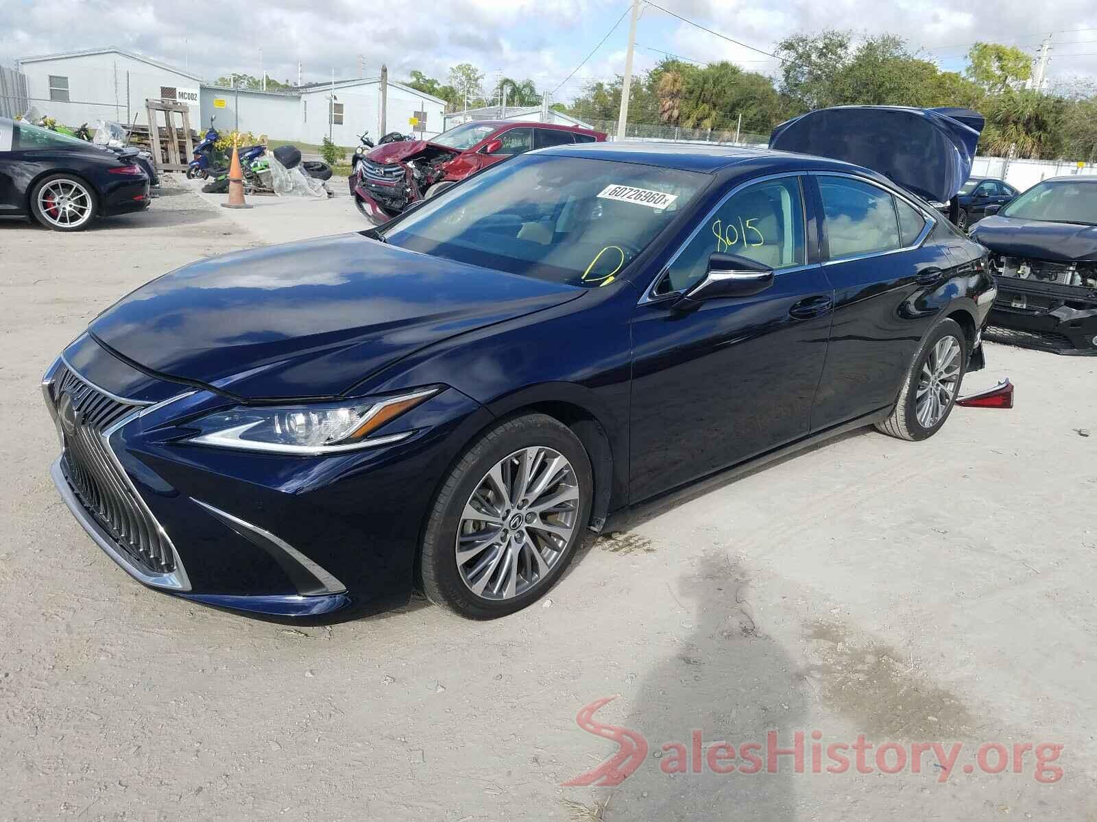 58ABZ1B15KU012199 2019 LEXUS ES350