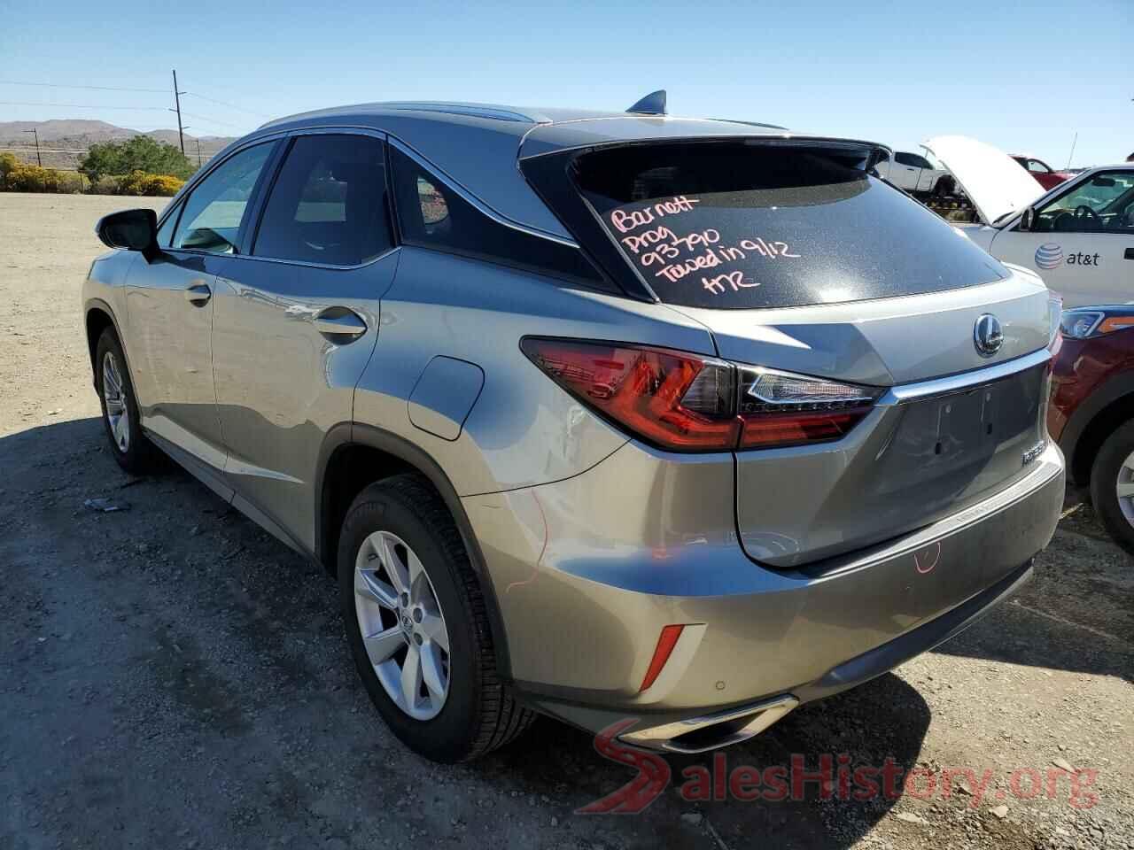 2T2BZMCA9HC108009 2017 LEXUS RX350