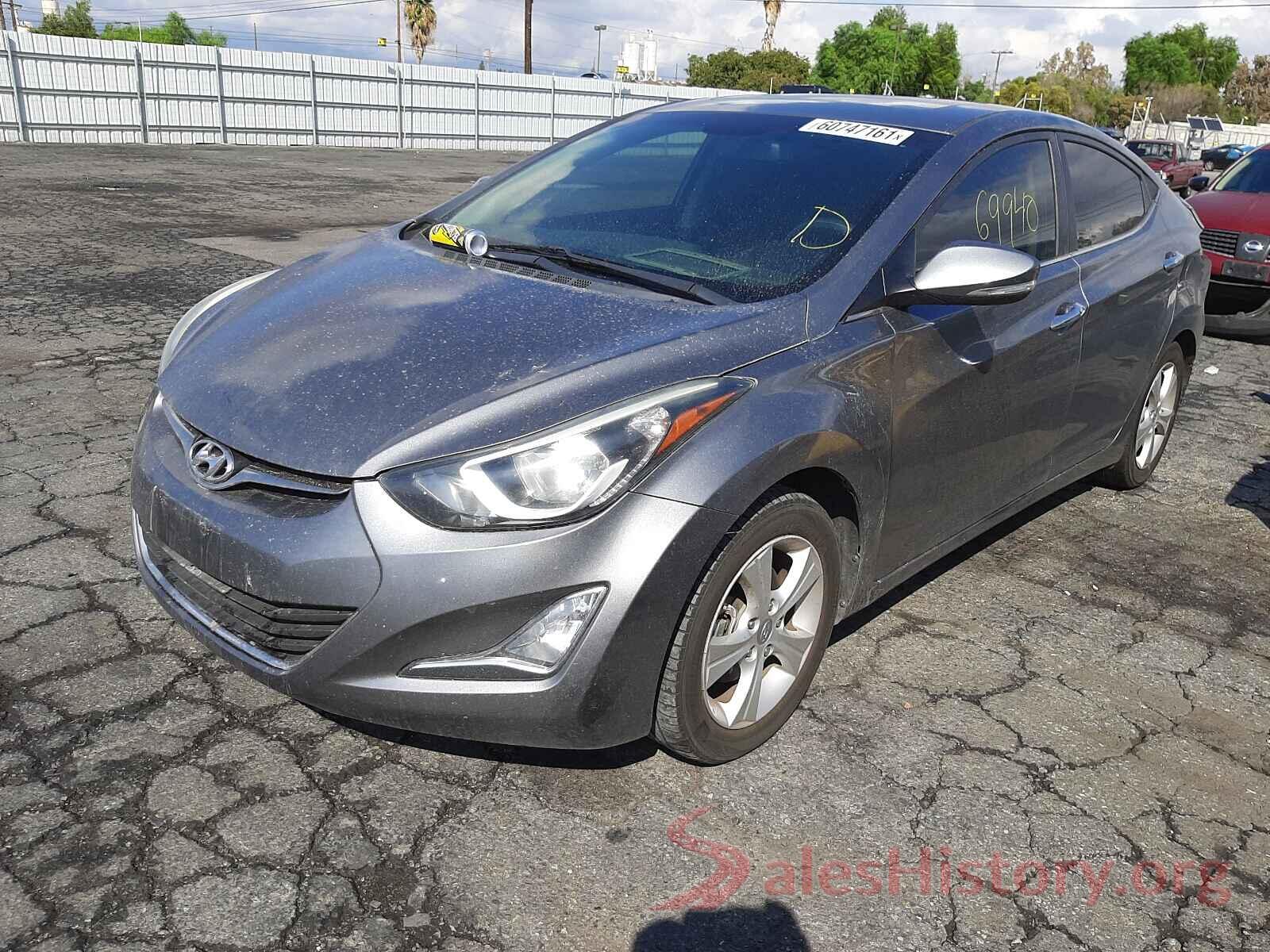 KMHDH4AE5GU584809 2016 HYUNDAI ELANTRA