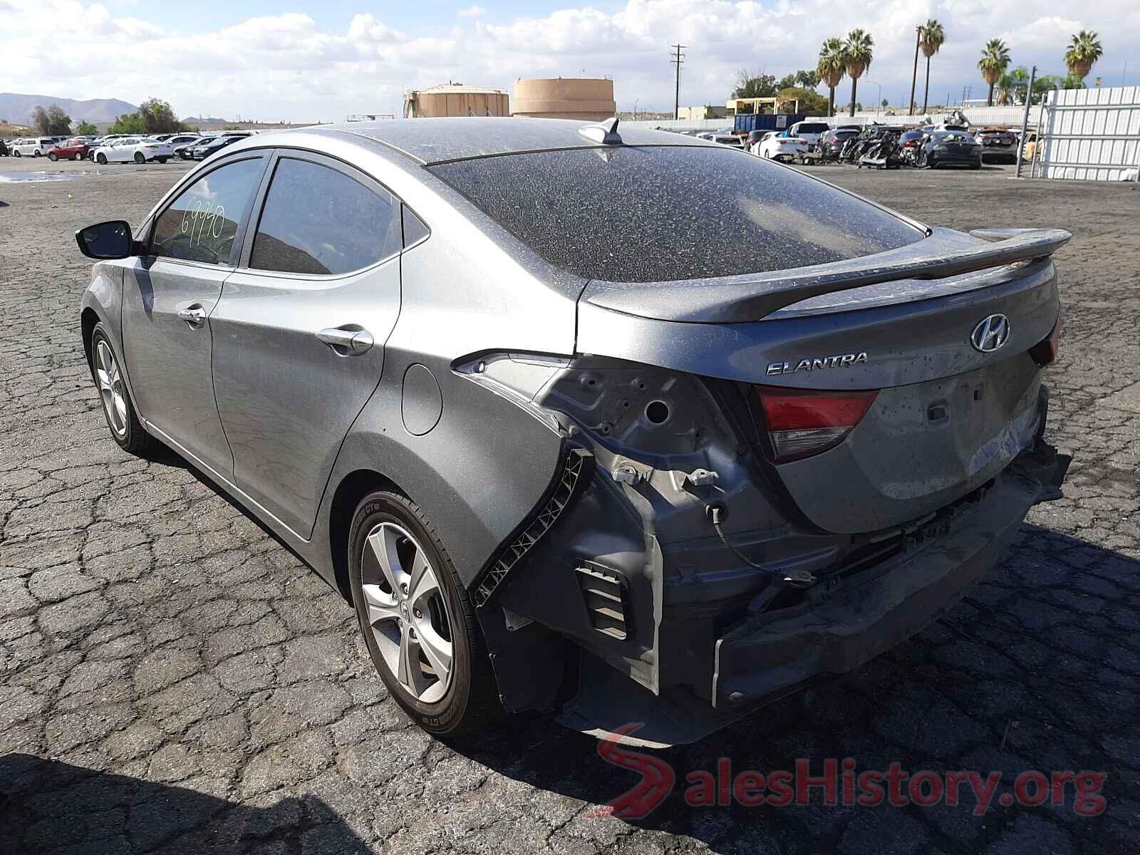 KMHDH4AE5GU584809 2016 HYUNDAI ELANTRA