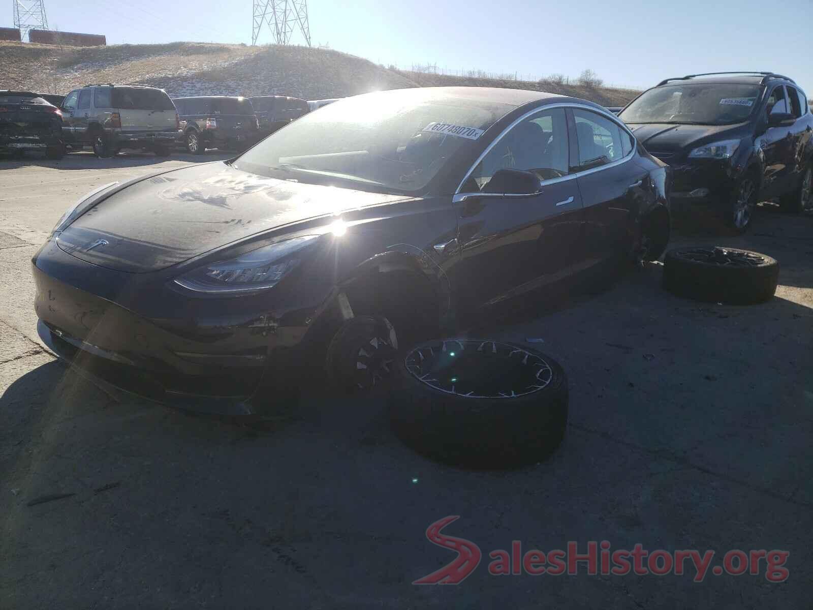 5YJ3E1EA4KF304717 2019 TESLA MODEL 3