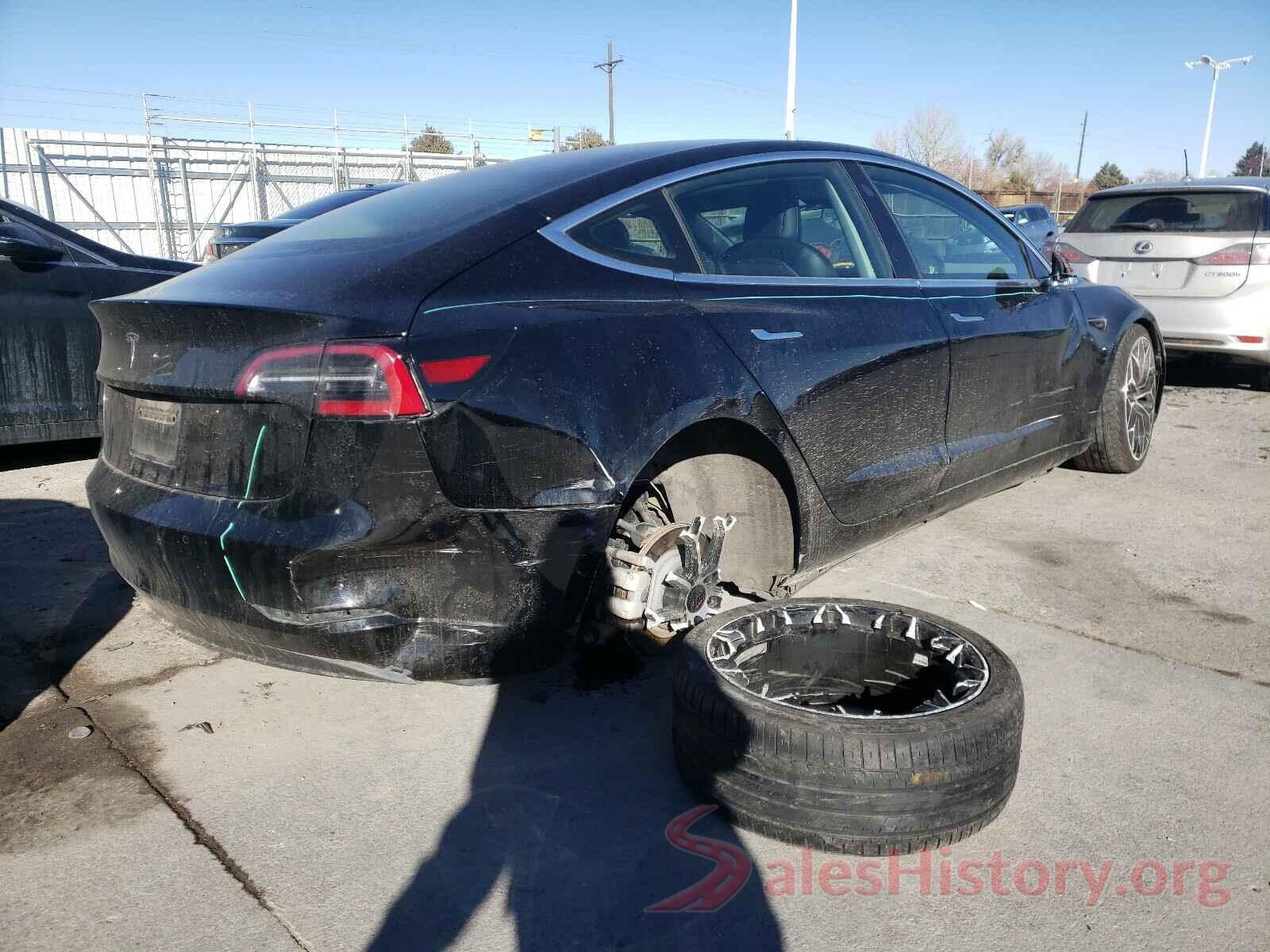 5YJ3E1EA4KF304717 2019 TESLA MODEL 3