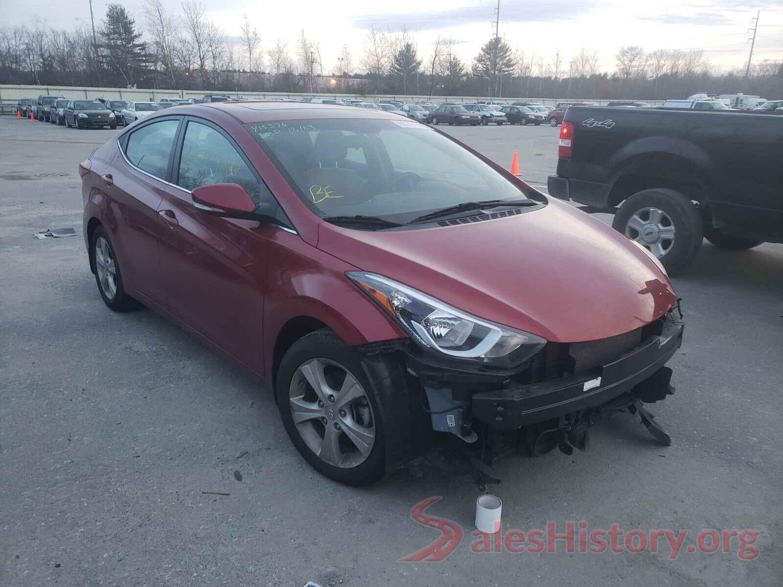 5NPDH4AE3GH688052 2016 HYUNDAI ELANTRA