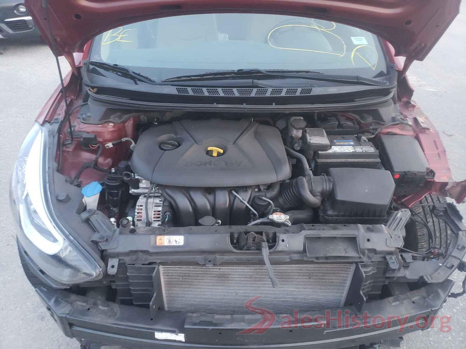 5NPDH4AE3GH688052 2016 HYUNDAI ELANTRA