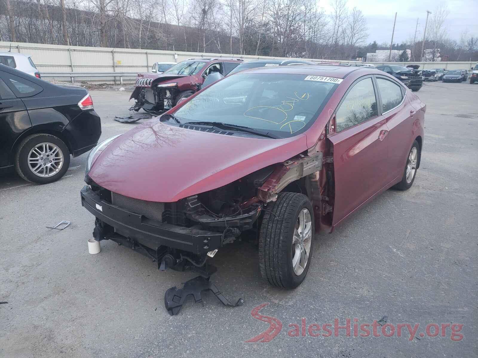 5NPDH4AE3GH688052 2016 HYUNDAI ELANTRA