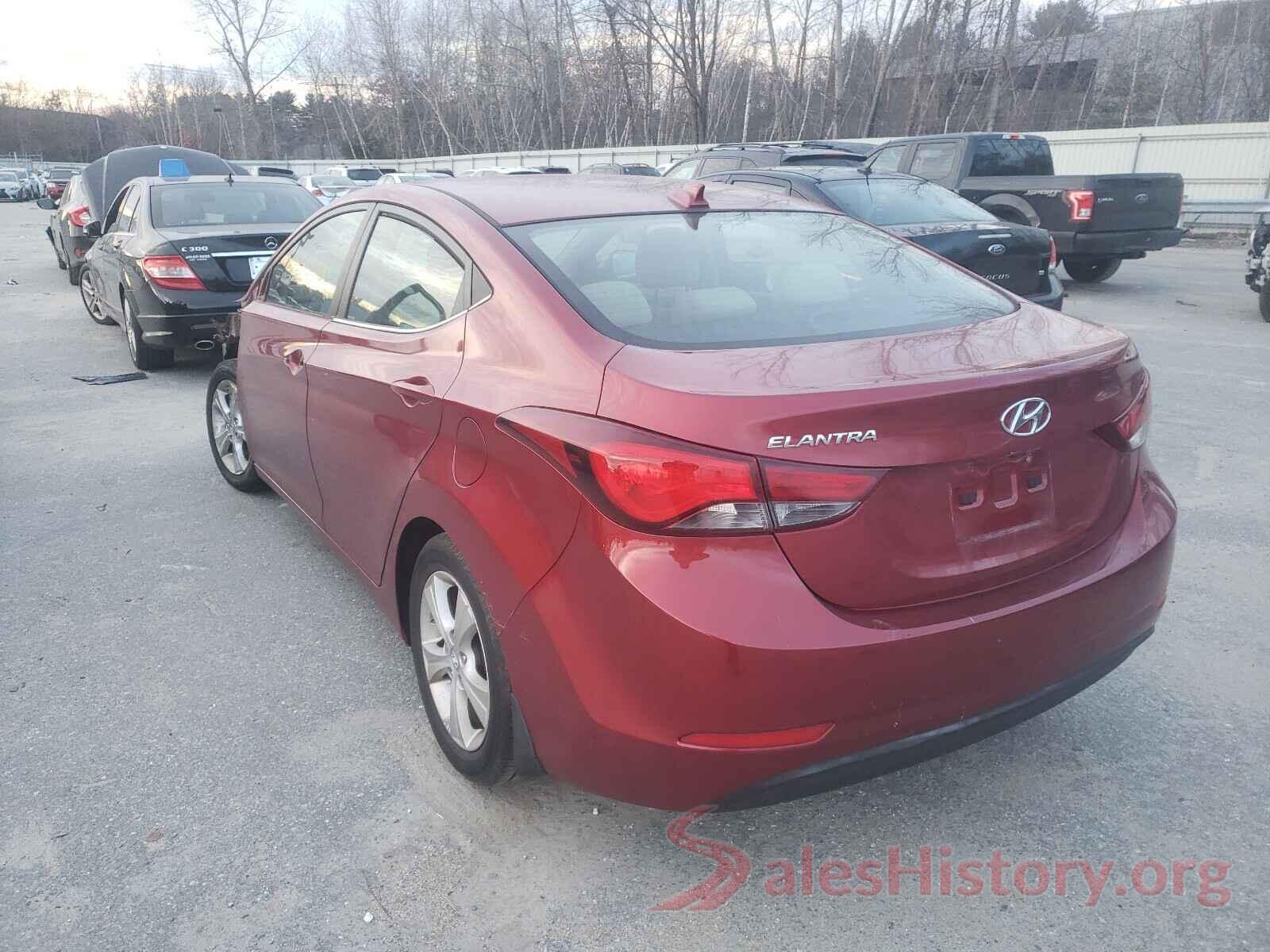 5NPDH4AE3GH688052 2016 HYUNDAI ELANTRA