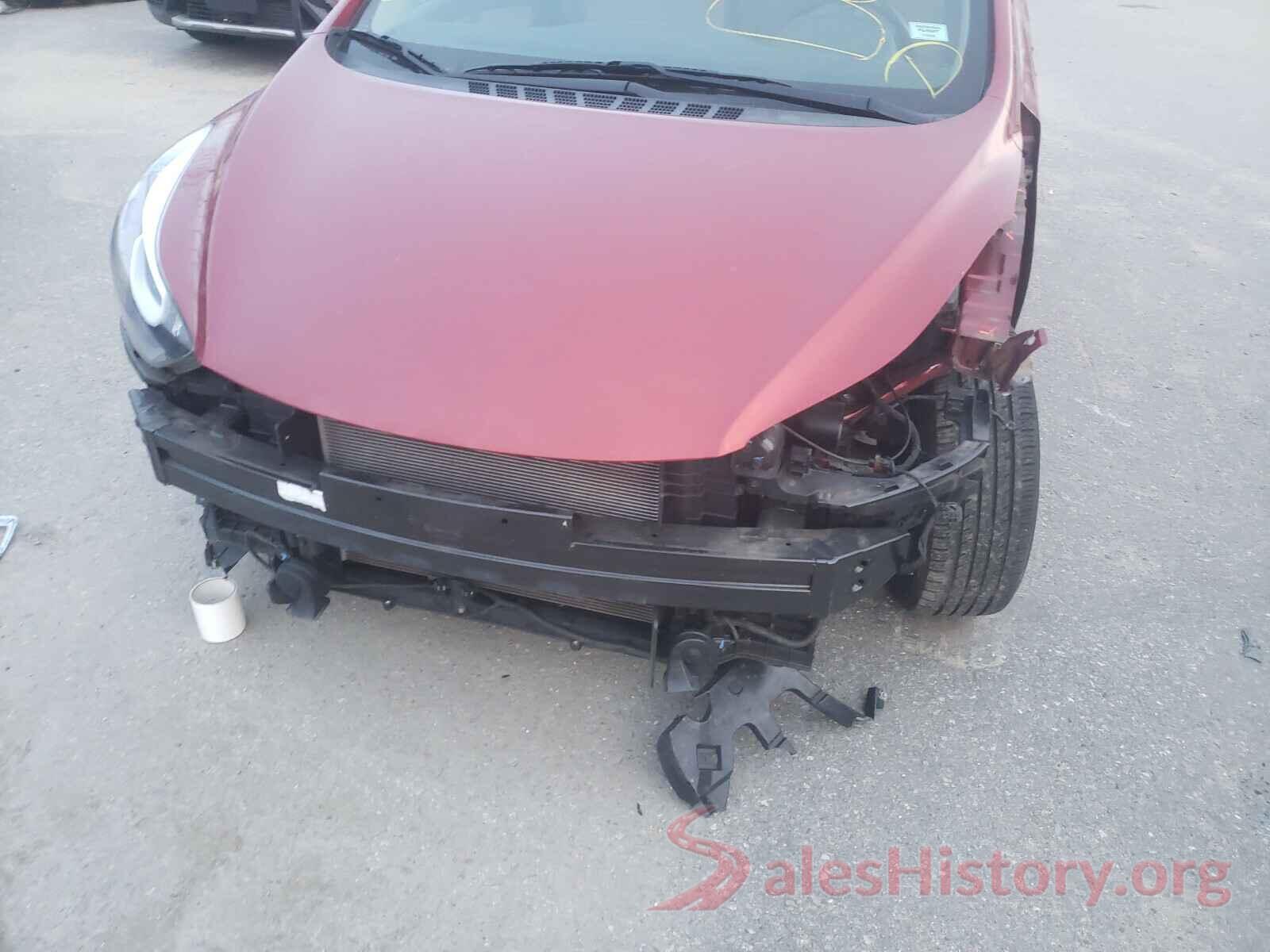 5NPDH4AE3GH688052 2016 HYUNDAI ELANTRA