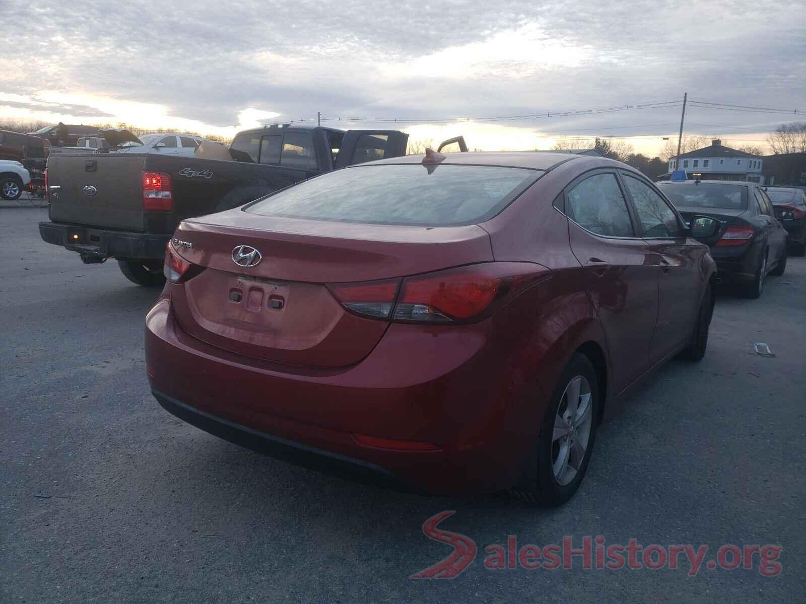 5NPDH4AE3GH688052 2016 HYUNDAI ELANTRA