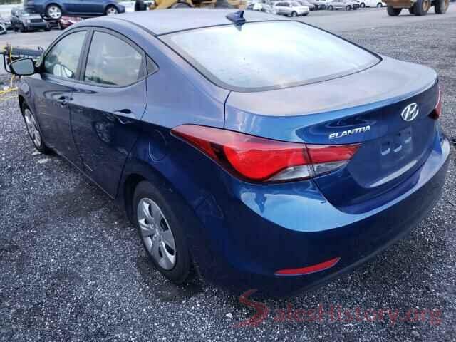 5NPDH4AE7GH770947 2016 HYUNDAI ELANTRA