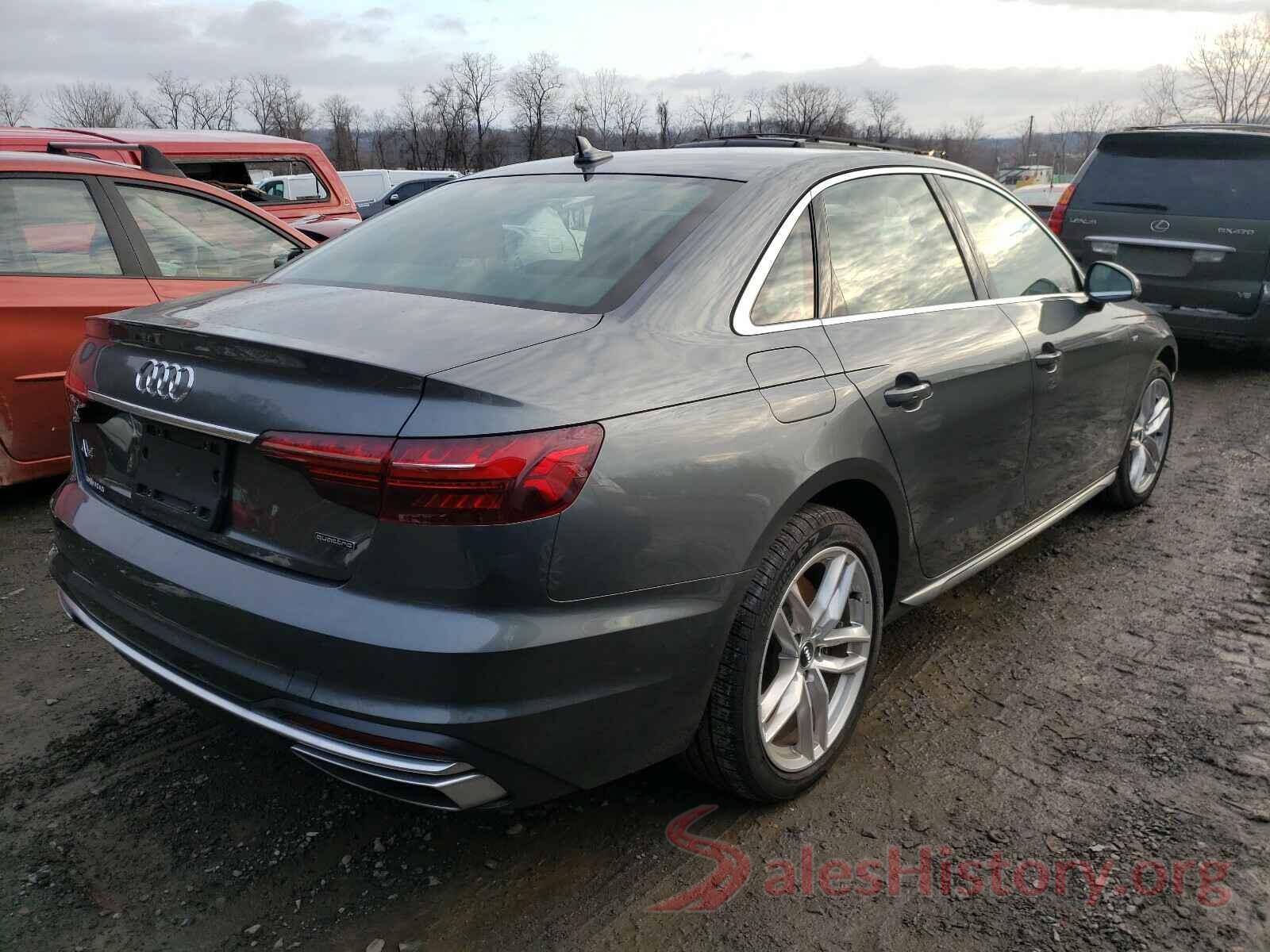 WAUDNAF4XLN009683 2020 AUDI A4