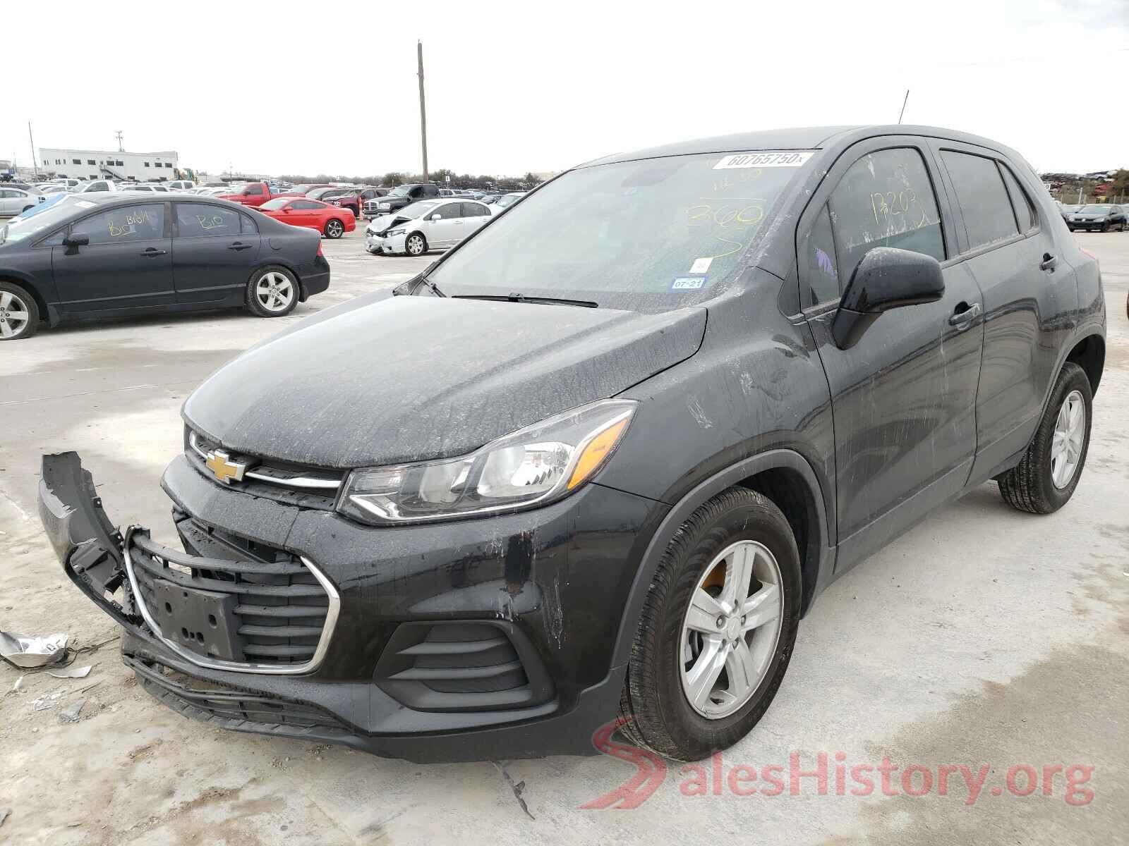 3GNCJKSB7KL197752 2019 CHEVROLET TRAX