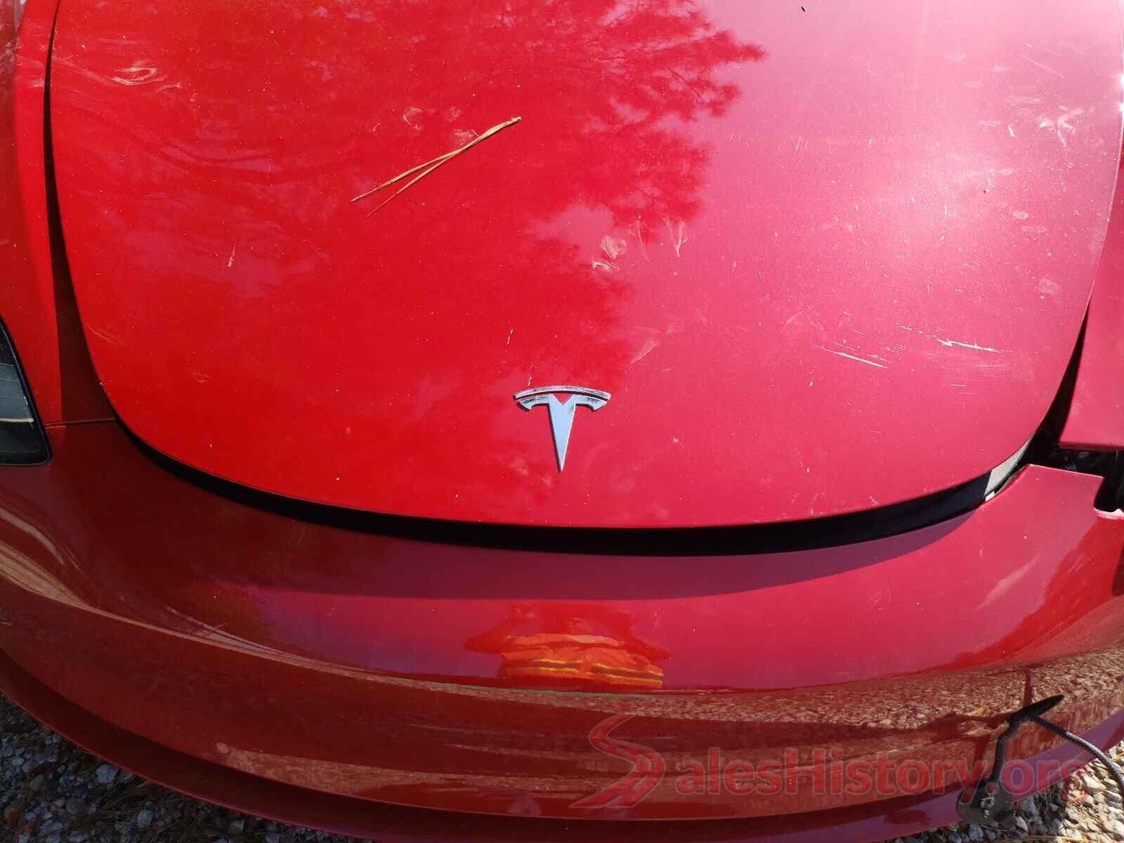 5YJ3E1EB5KF391911 2019 TESLA MODEL 3