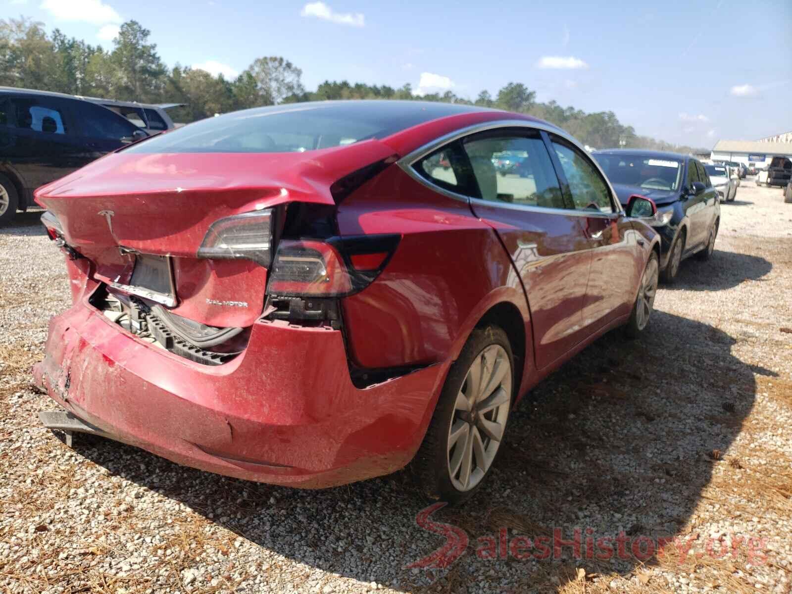 5YJ3E1EB5KF391911 2019 TESLA MODEL 3