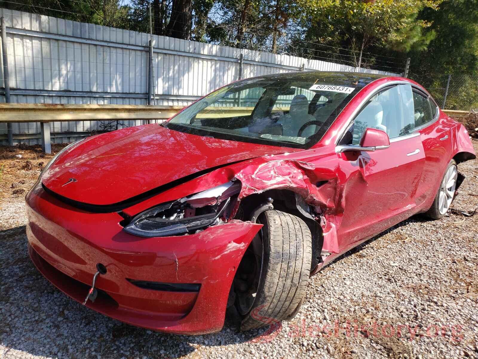 5YJ3E1EB5KF391911 2019 TESLA MODEL 3