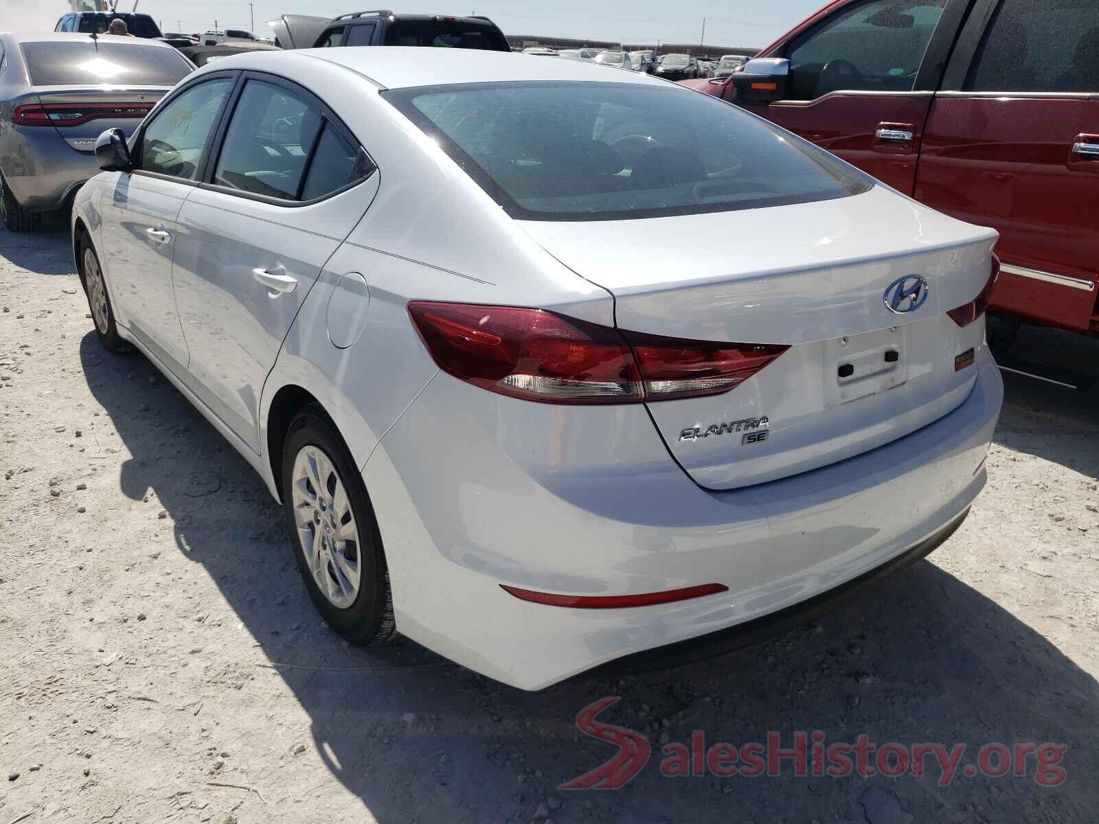 5NPD74LF8JH283501 2018 HYUNDAI ELANTRA