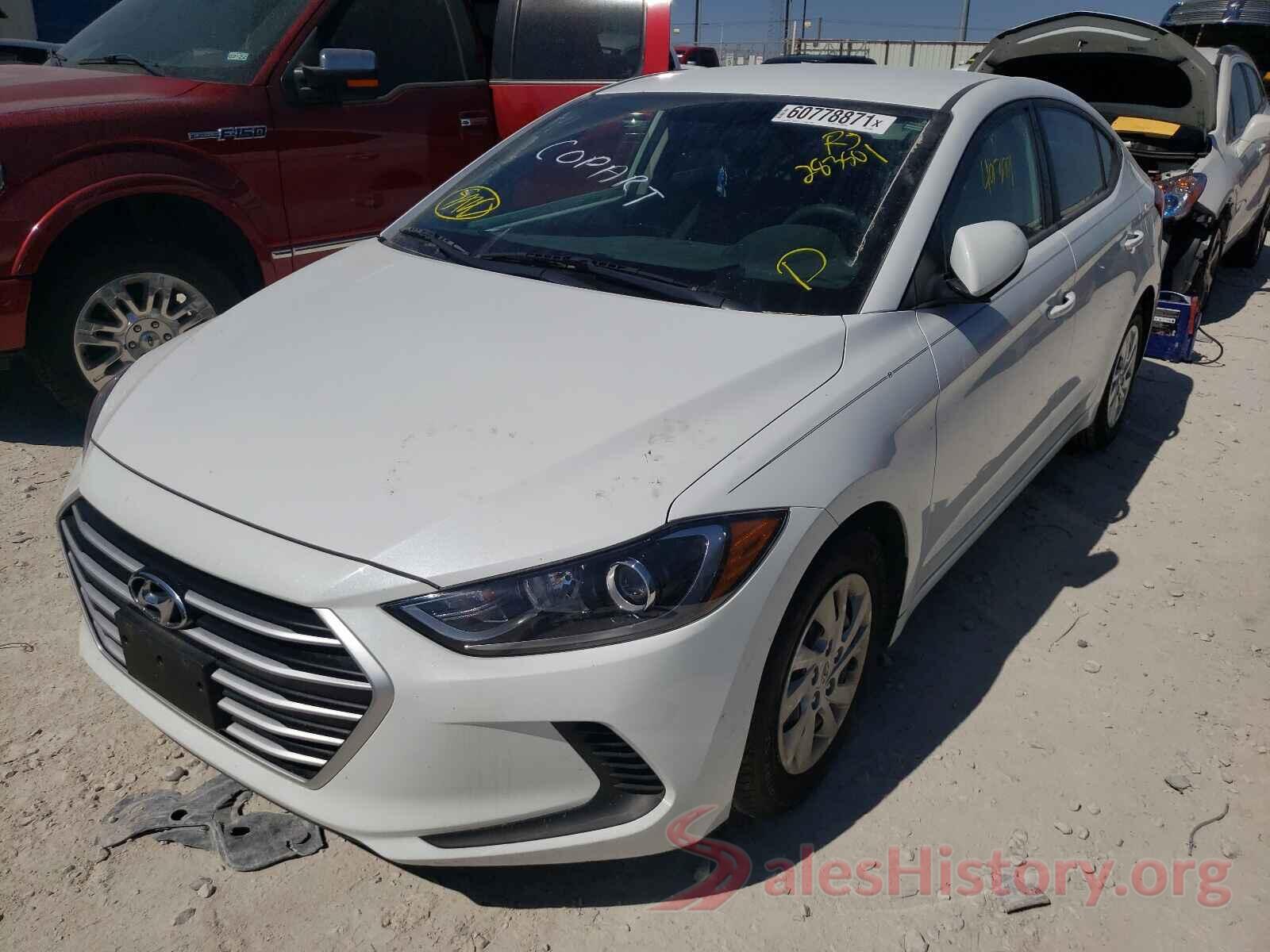 5NPD74LF8JH283501 2018 HYUNDAI ELANTRA