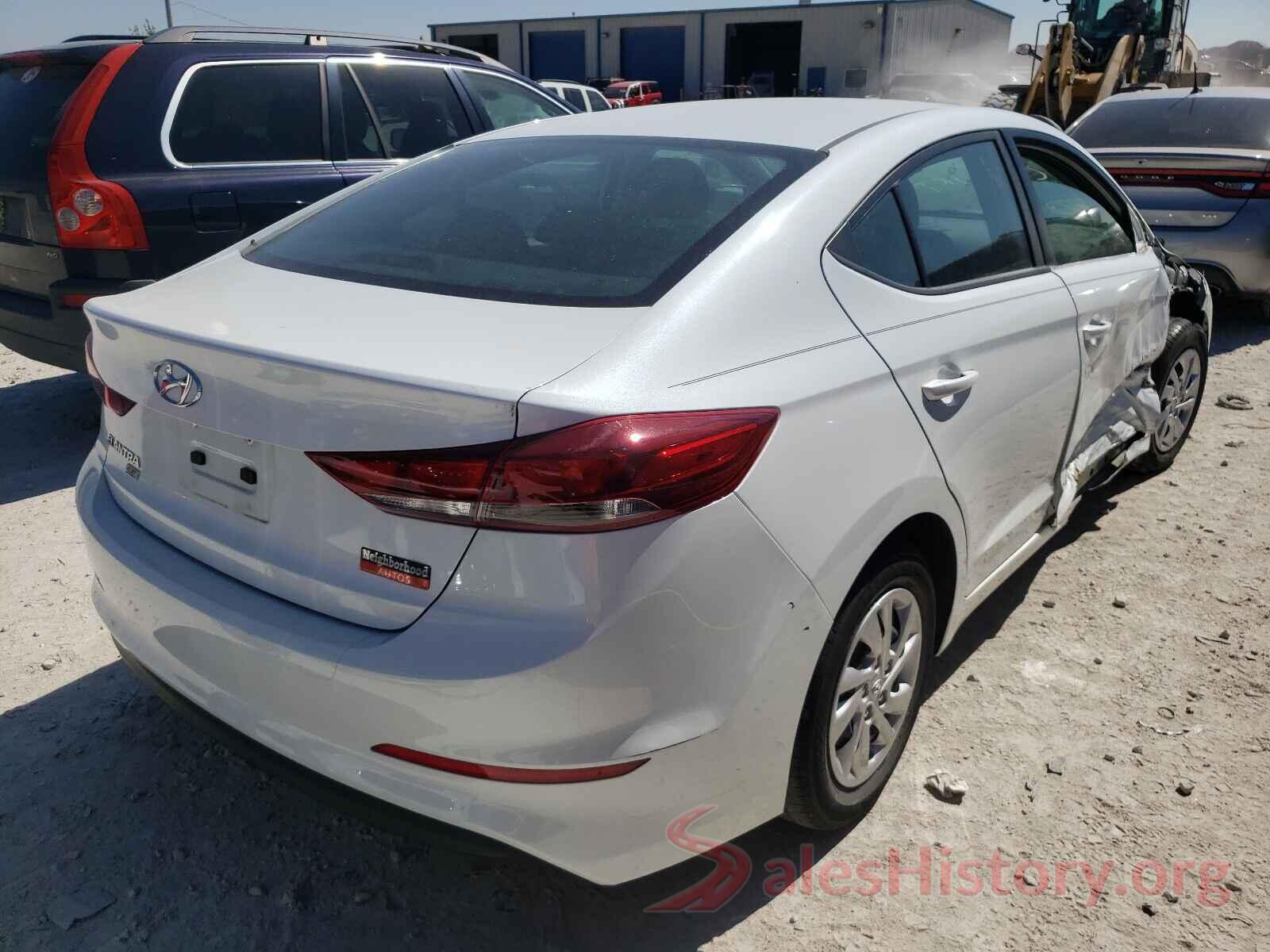 5NPD74LF8JH283501 2018 HYUNDAI ELANTRA