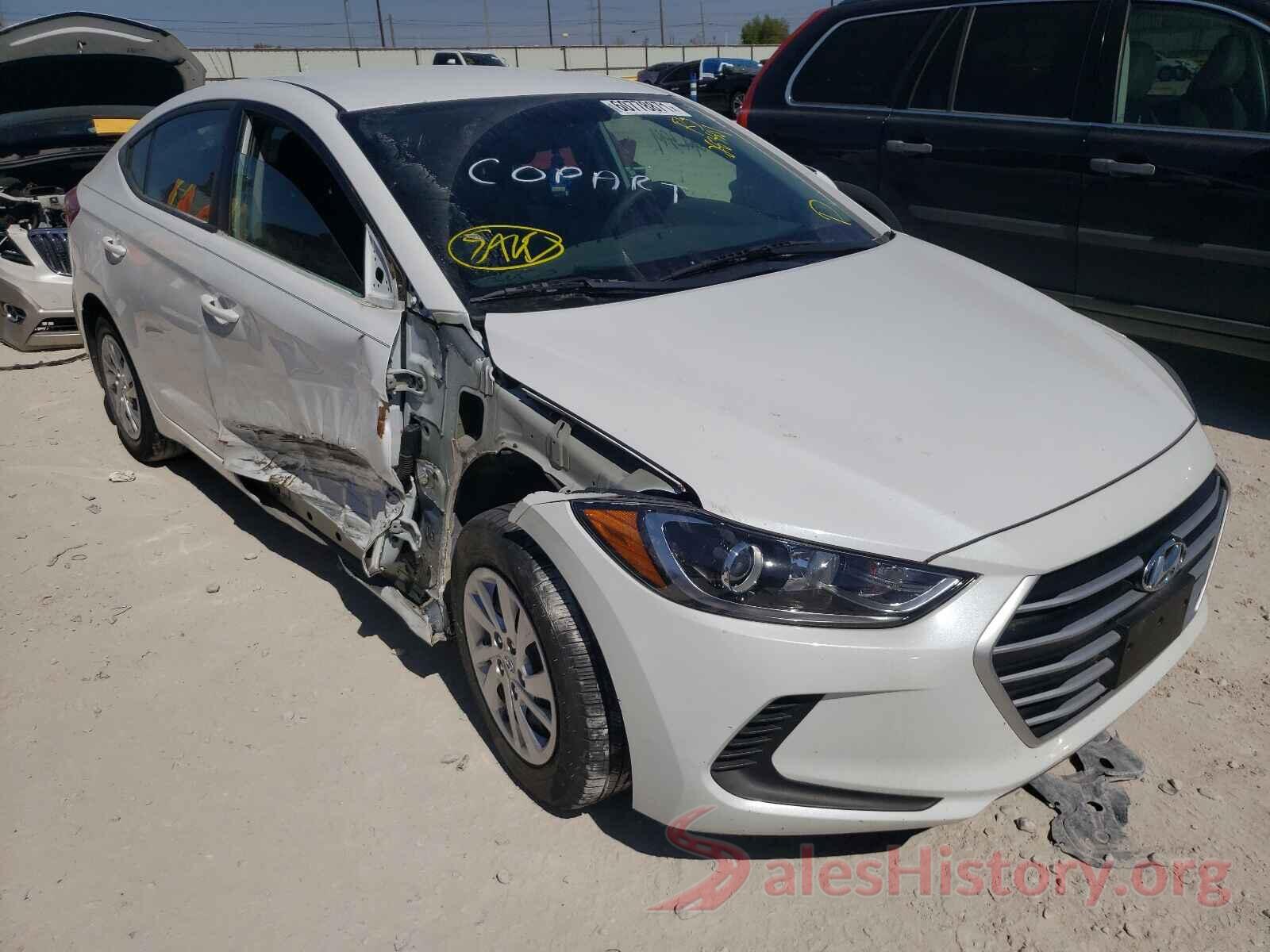 5NPD74LF8JH283501 2018 HYUNDAI ELANTRA