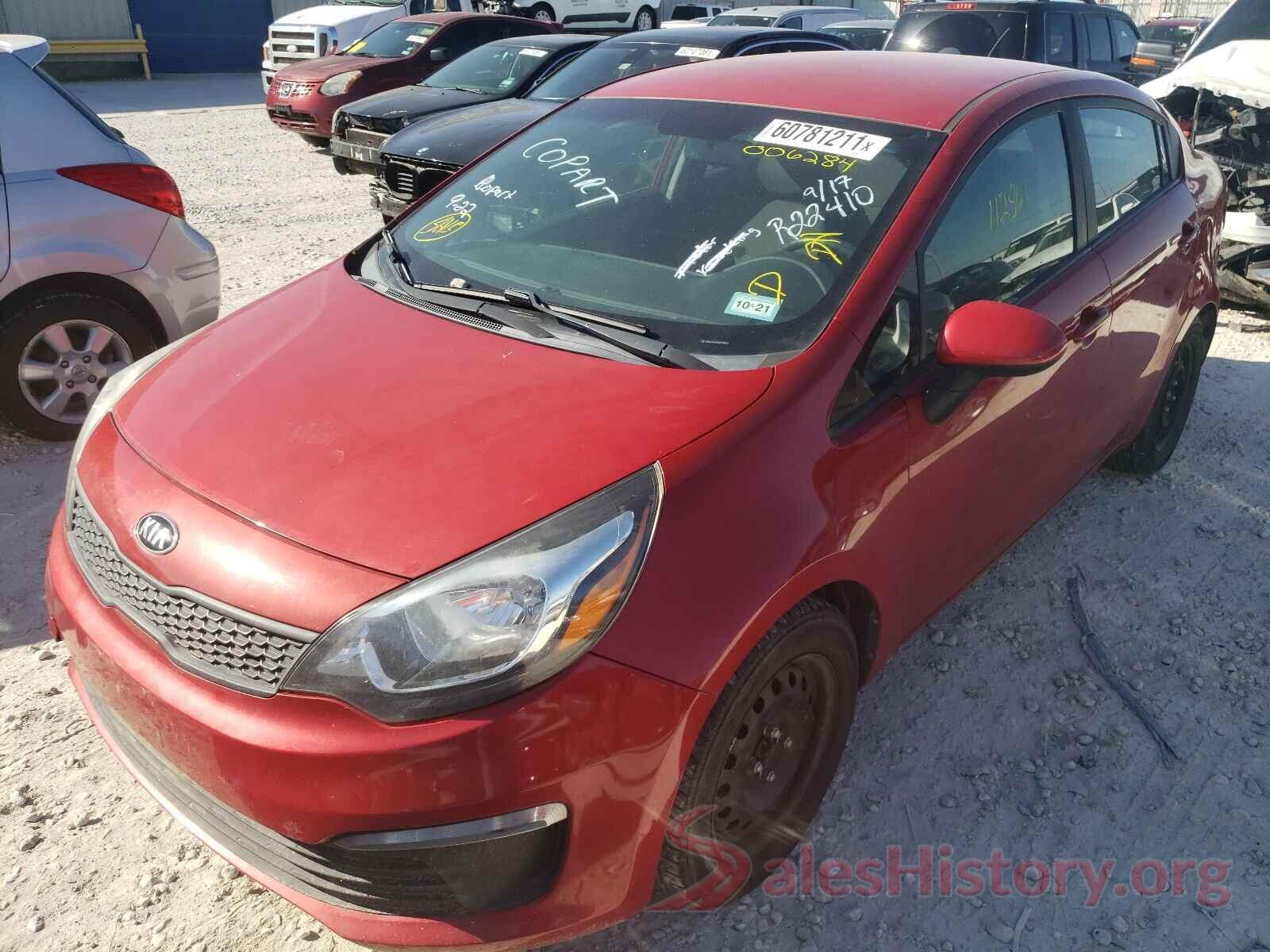 KNADM4A38H6006284 2017 KIA RIO