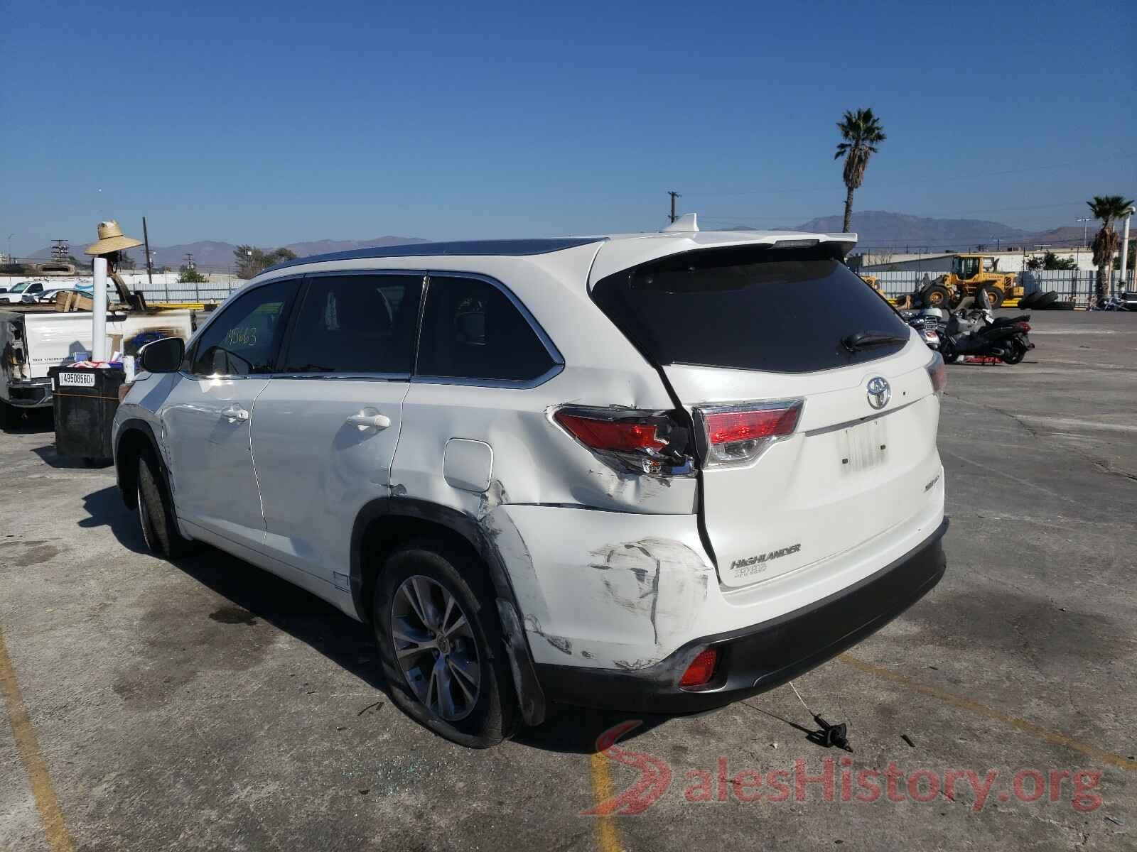 5TDJKRFH1FS216686 2015 TOYOTA HIGHLANDER